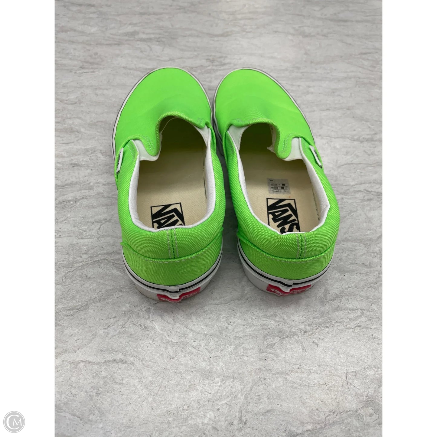 Shoes Sneakers By Vans In Green, Size: 8