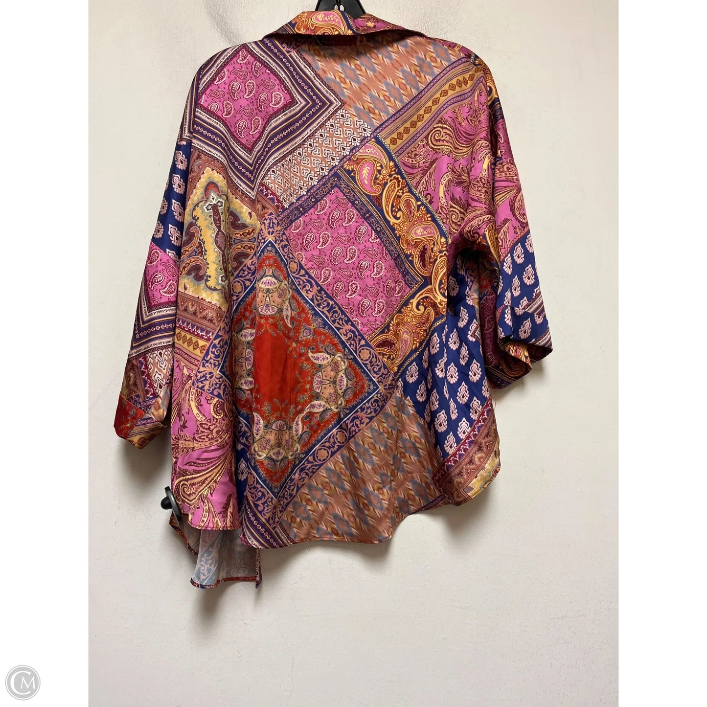 Top Short Sleeve By Cato In Multi-colored, Size: Xl