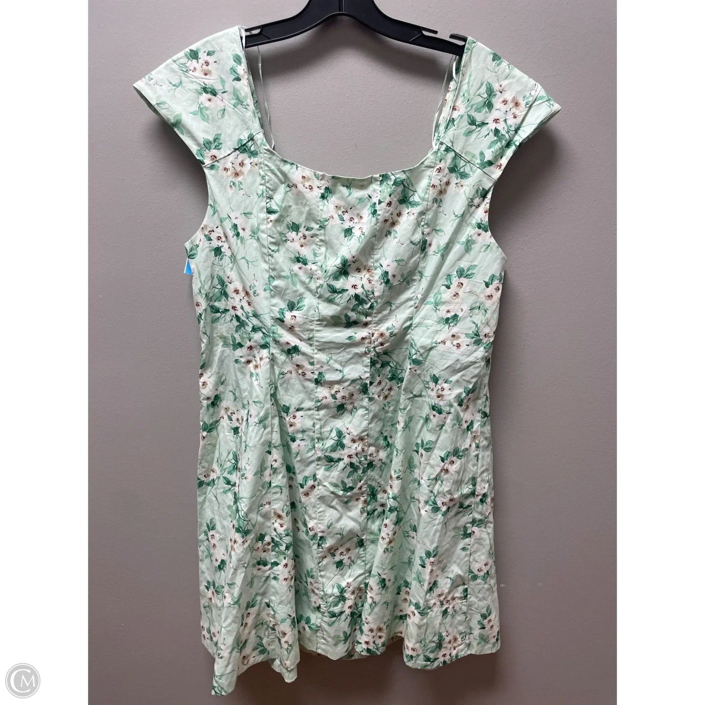 Dress Casual Short By A New Day In Floral Print, Size: L