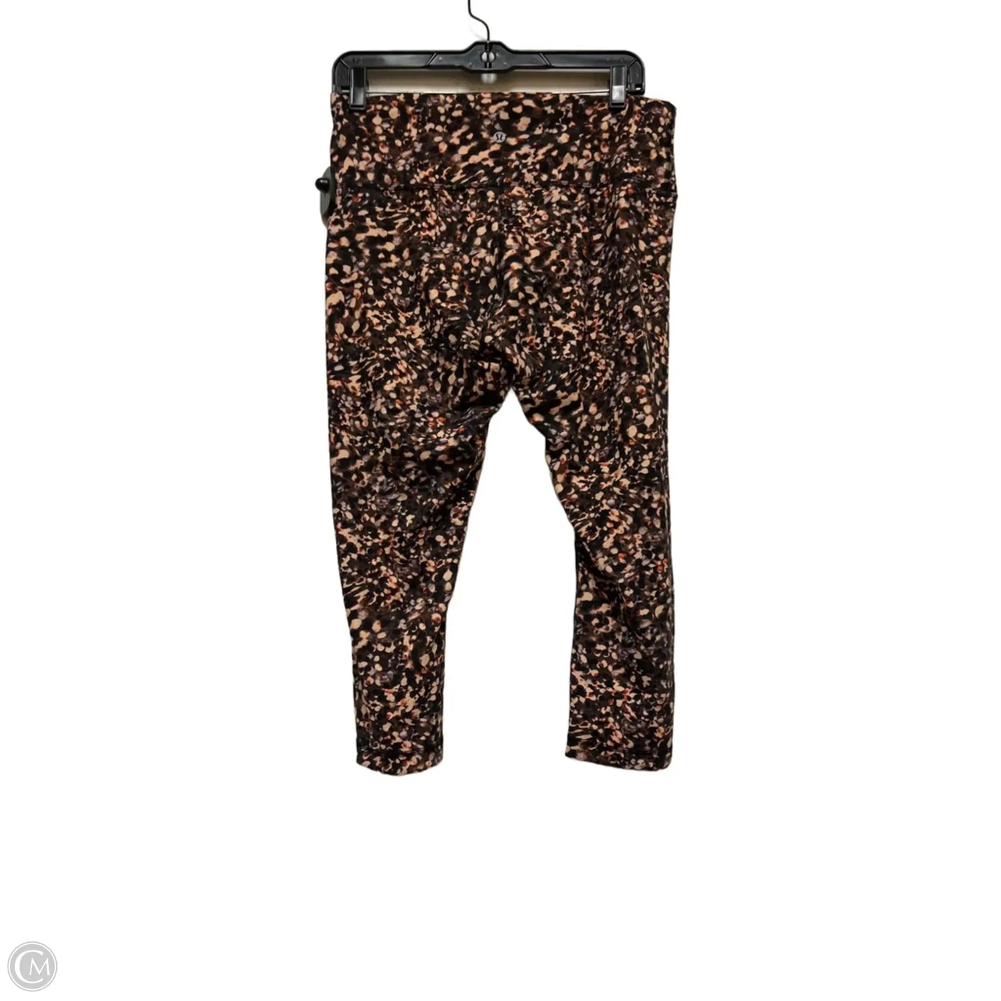 Athletic Leggings Capris By Lululemon In Brown, Size: 12