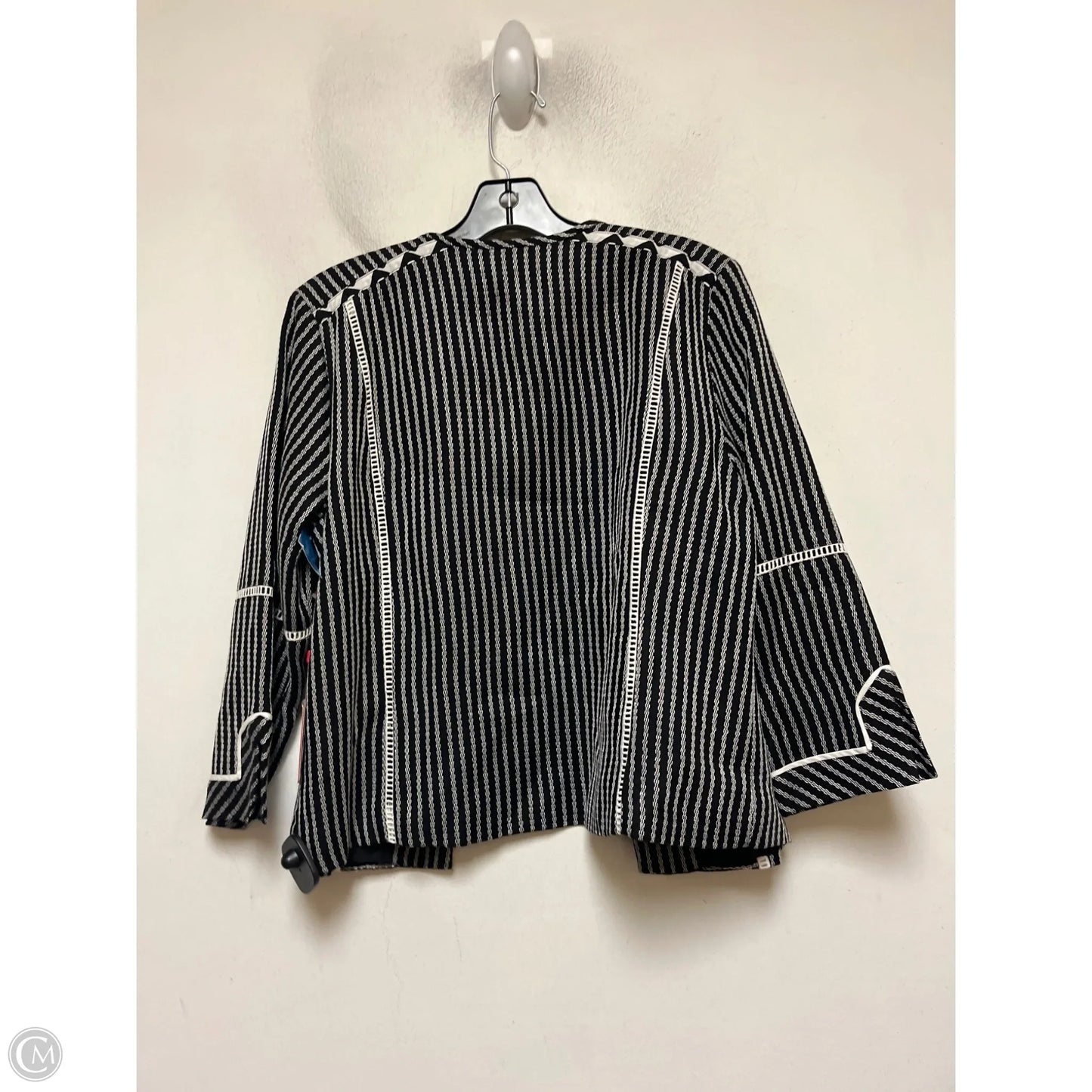 Blazer By Rafaella In Black & White, Size: M