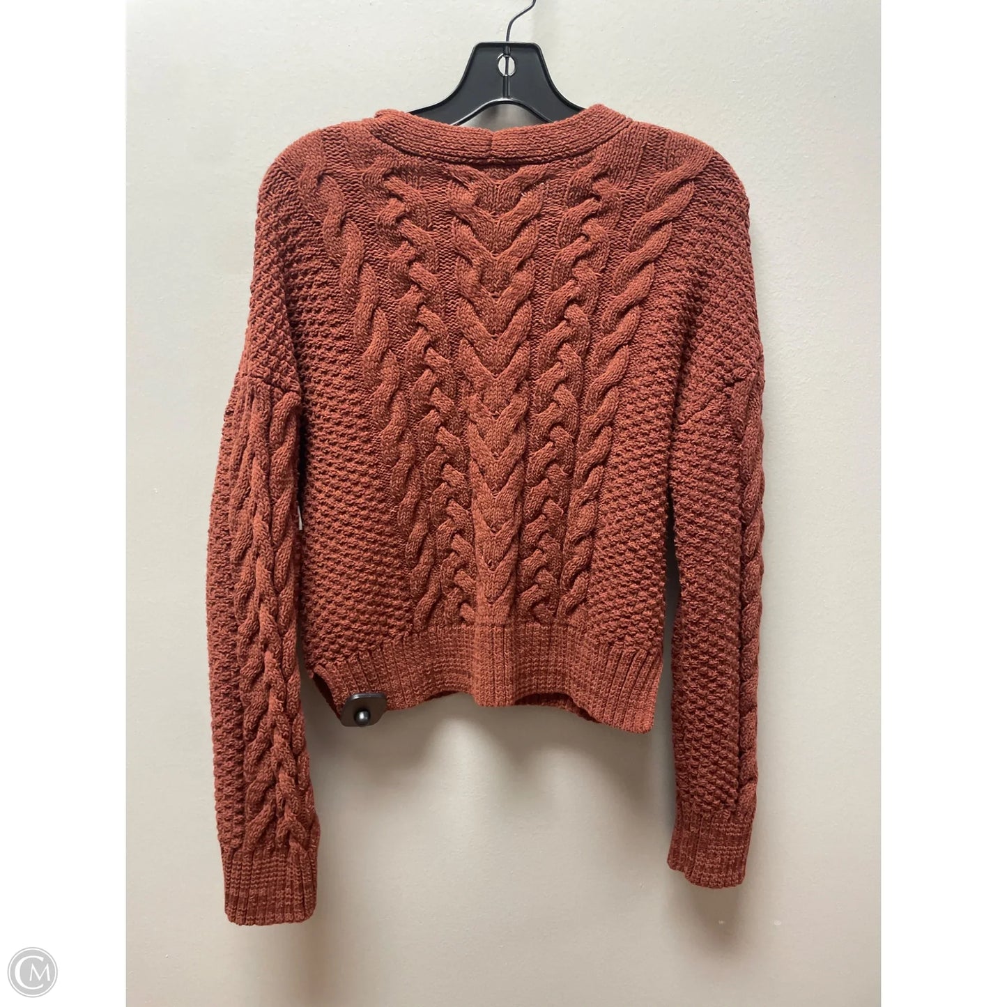 Sweater Cardigan By Abercrombie And Fitch In Brown, Size: S