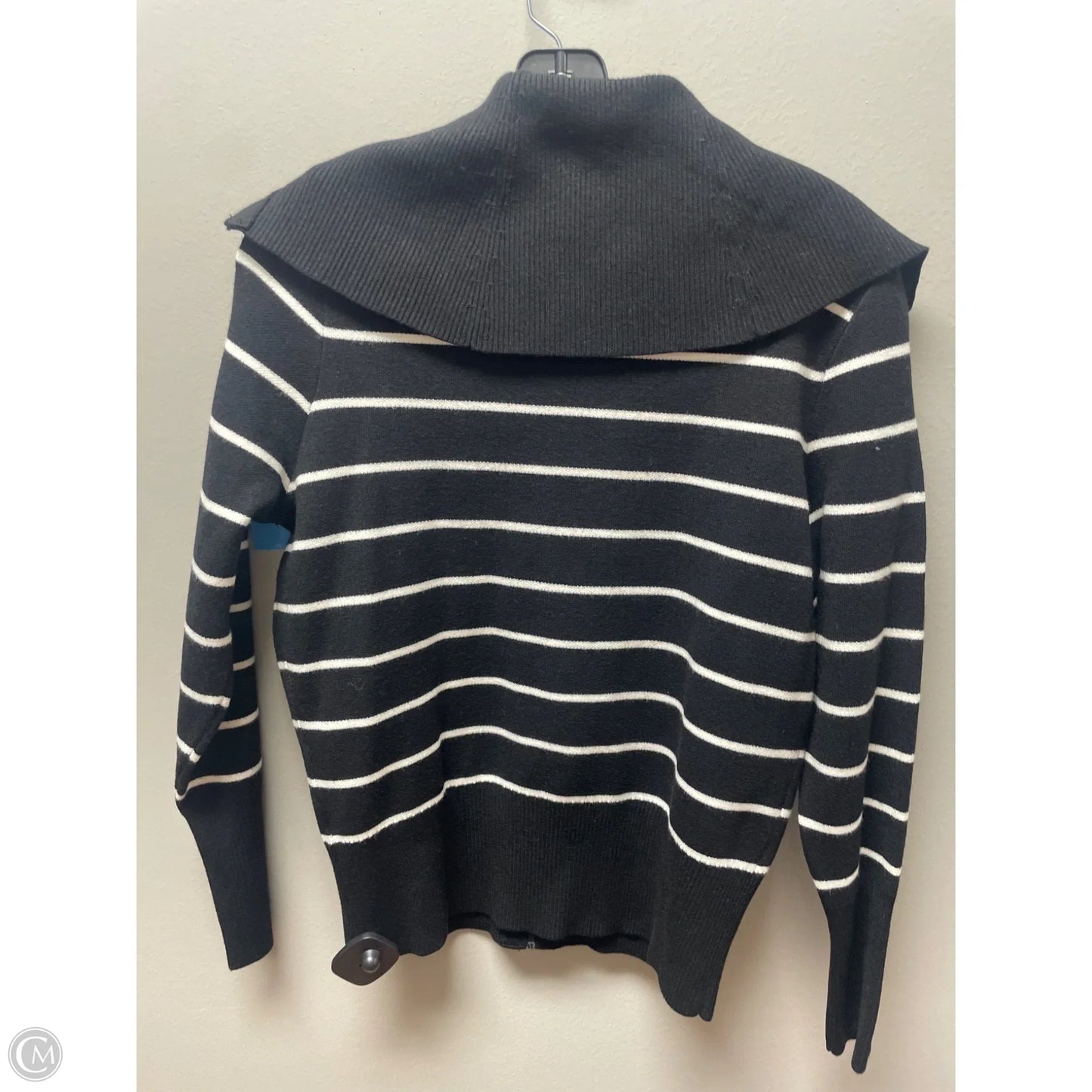 Sweater Cardigan By Marc New York In Striped Pattern, Size: M
