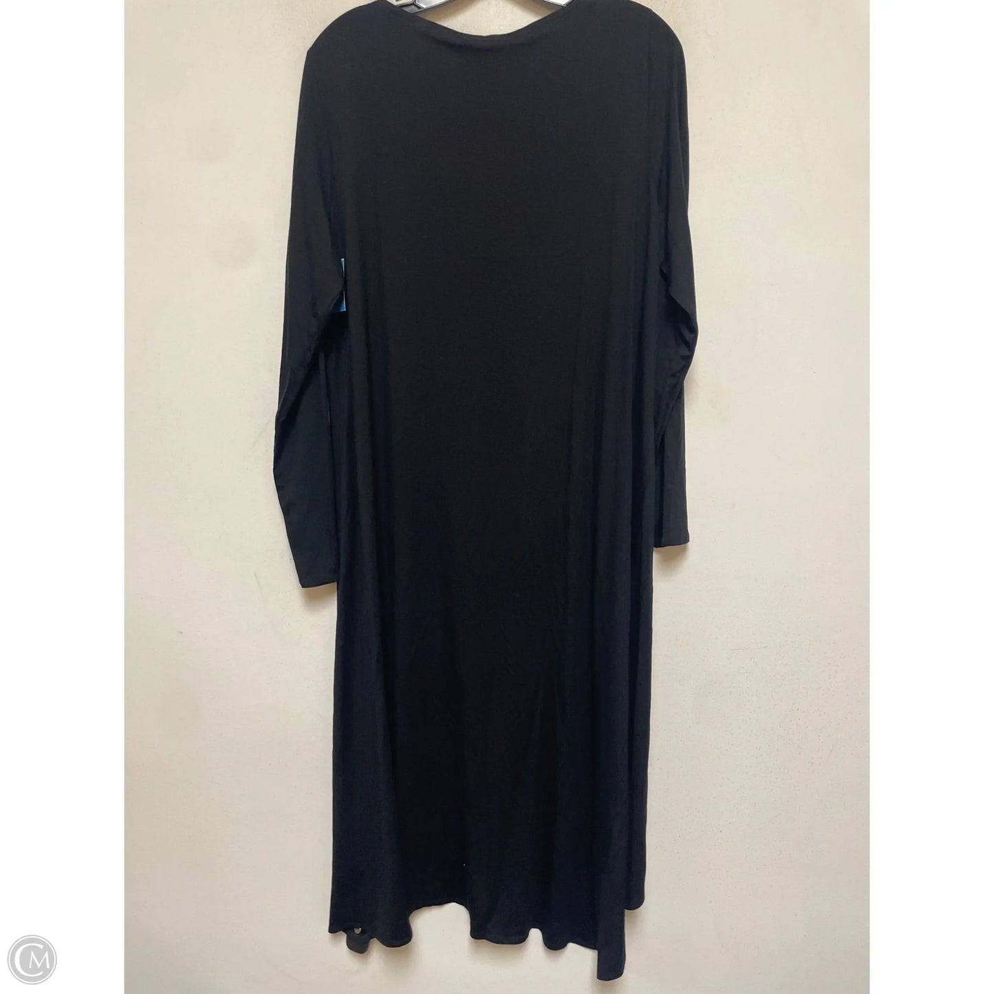 Dress Casual Midi By Eileen Fisher In Black, Size: L