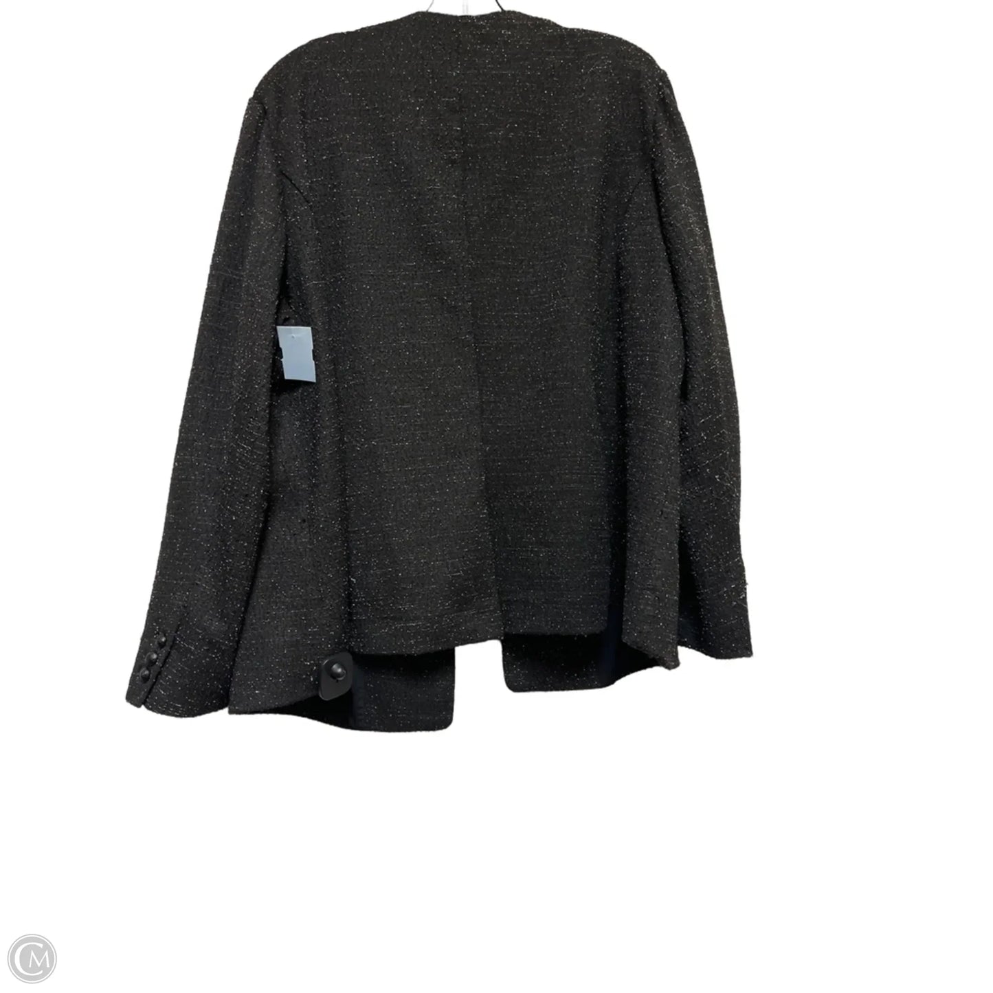 Blazer By Lane Bryant In Black & Silver, Size: 2x