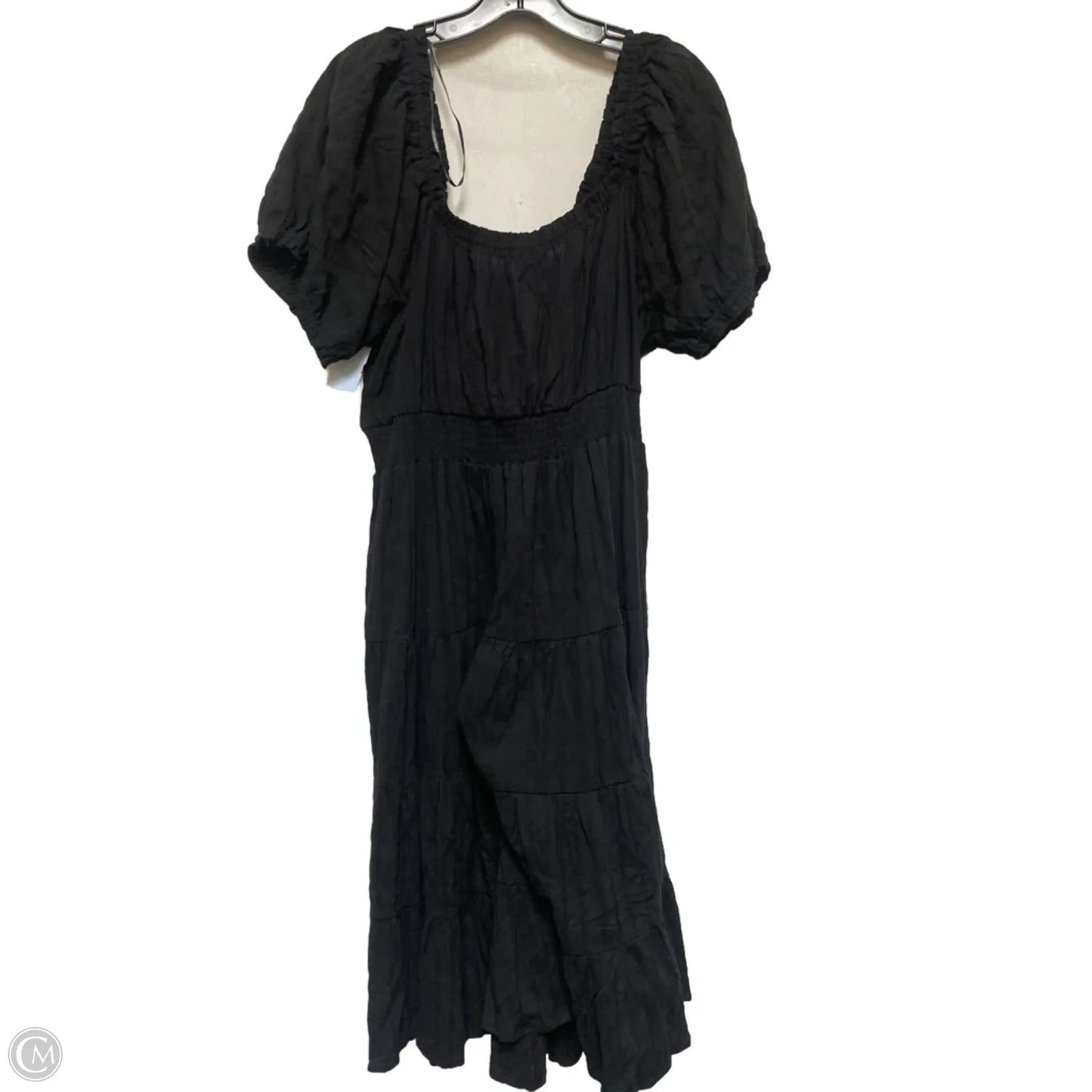 Dress Casual Midi By Forever 21 In Black, Size: 3x
