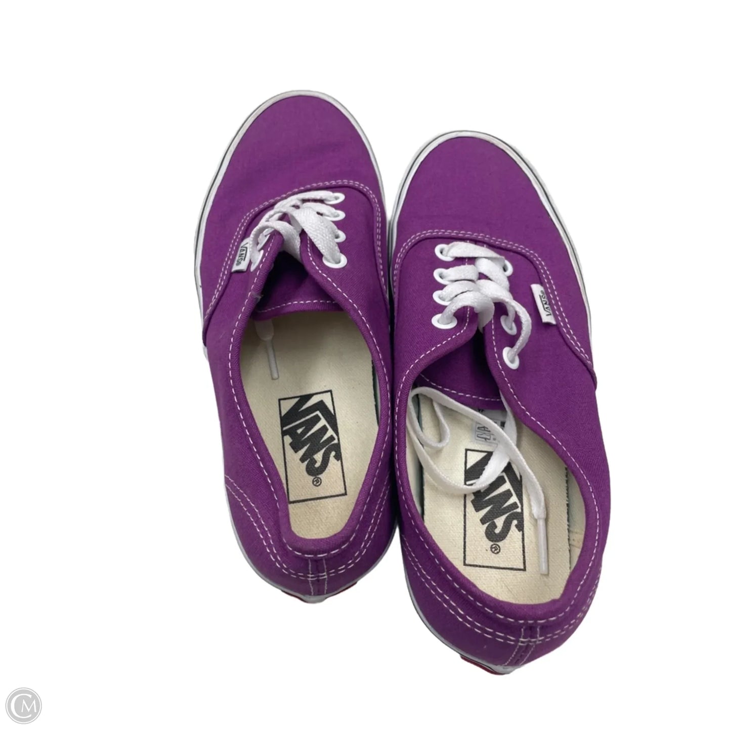 Shoes Sneakers By Vans In Purple, Size: 7.5