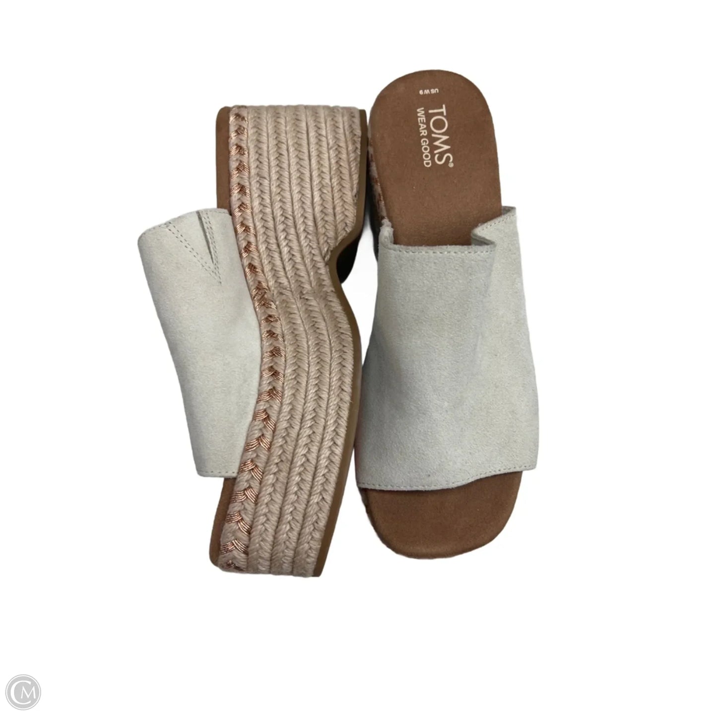 Sandals Heels Platform By Toms In Tan, Size: 9