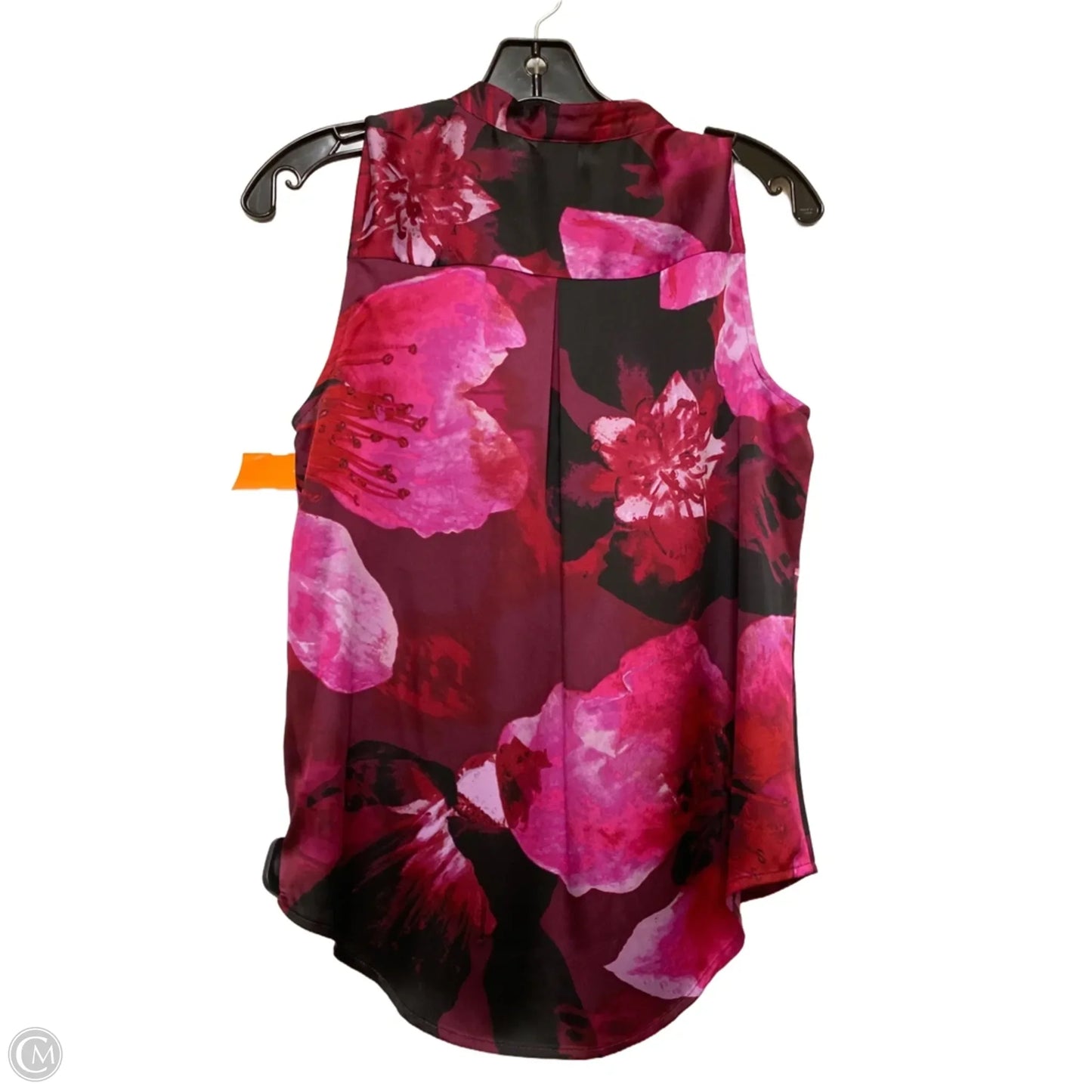 Top Sleeveless By Worthington In Floral Print, Size: S