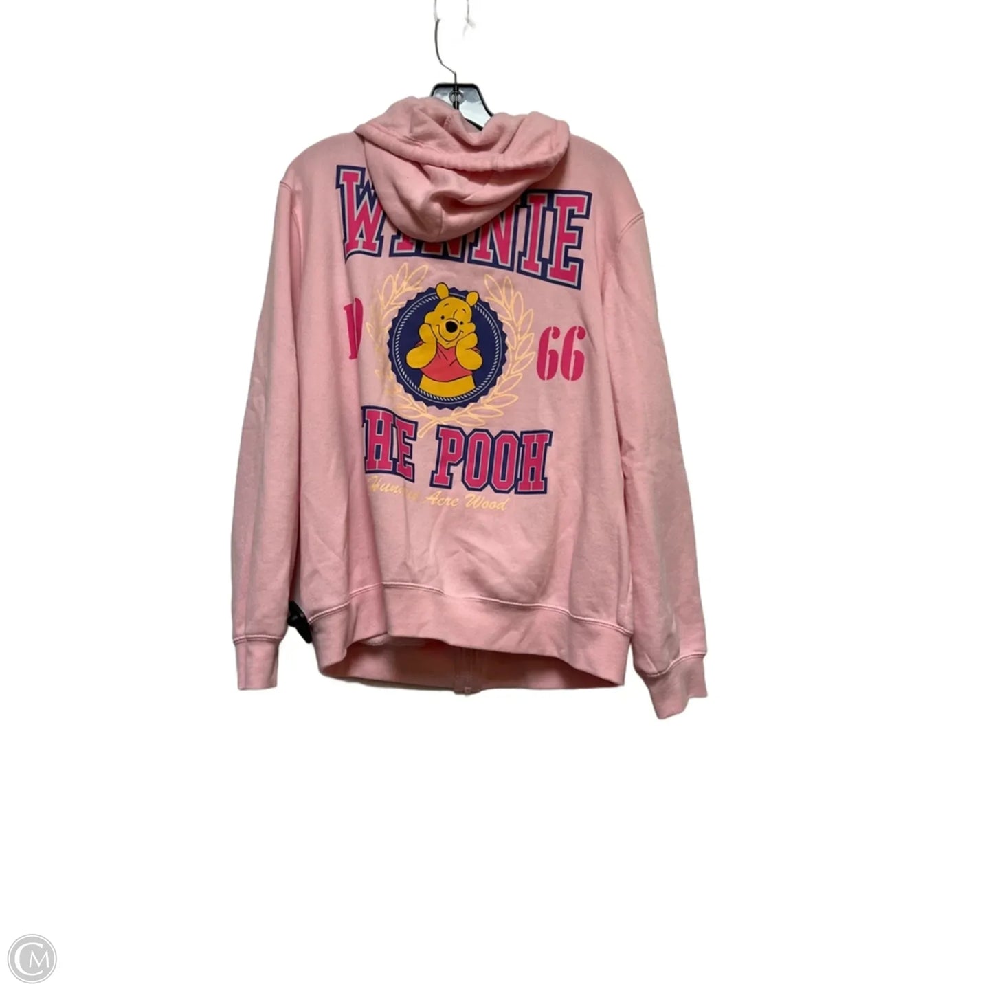 Sweatshirt Hoodie By Disney In Pink, Size: Xl