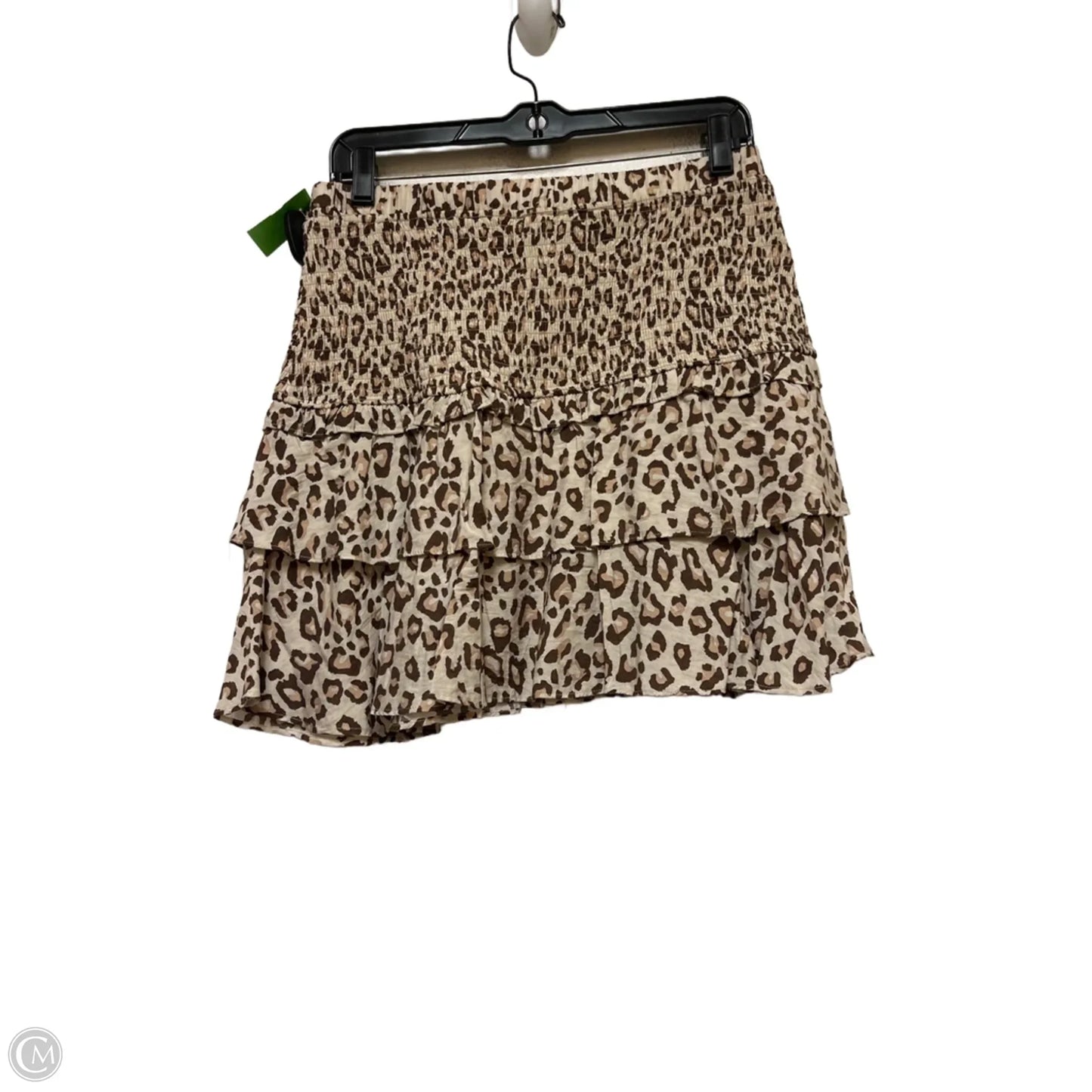 Skirt Mini & Short By Clothes Mentor In Animal Print, Size: 12