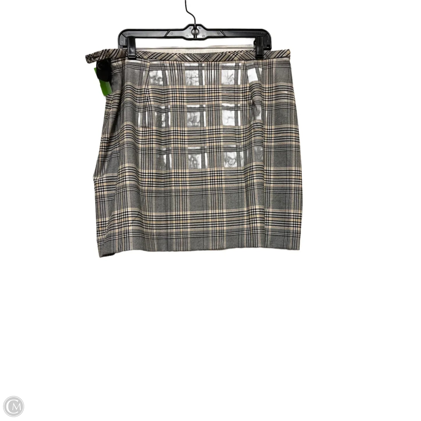 Skirt Mini & Short By Banana Republic In Plaid Pattern, Size: 14