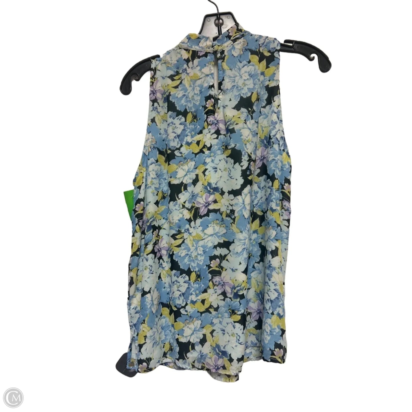 Top Sleeveless By Vince Camuto In Floral Print, Size: M