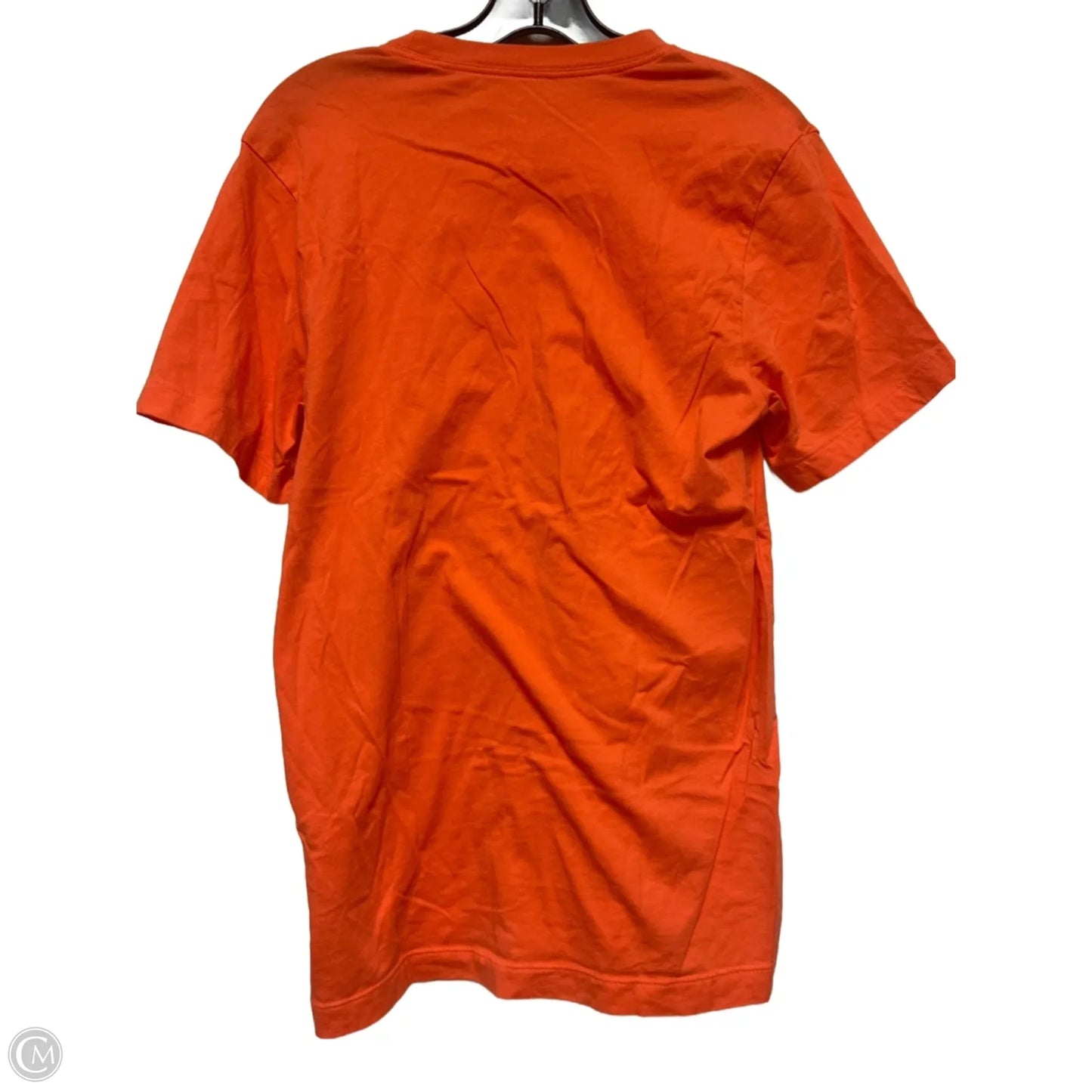 Athletic Top Short Sleeve By Nike Apparel In Orange, Size: S
