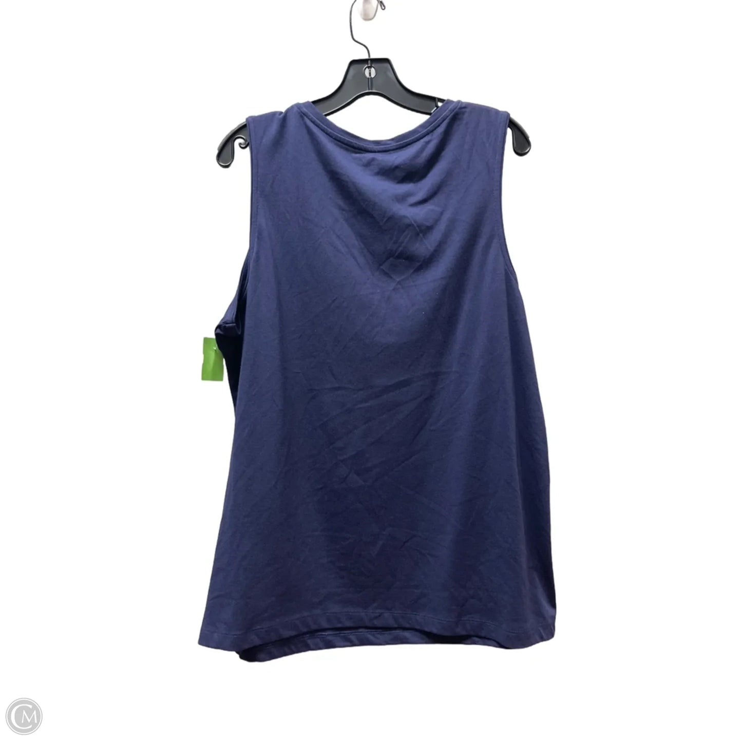 Top Sleeveless By Coral Bay In Blue, Size: 1x