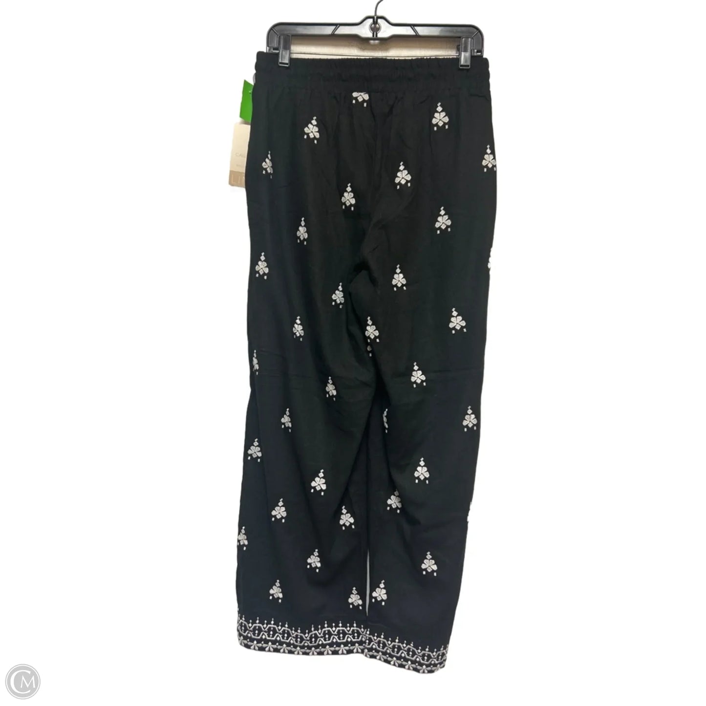 Pants Wide Leg By Calligraphie In Black & White, Size: 6