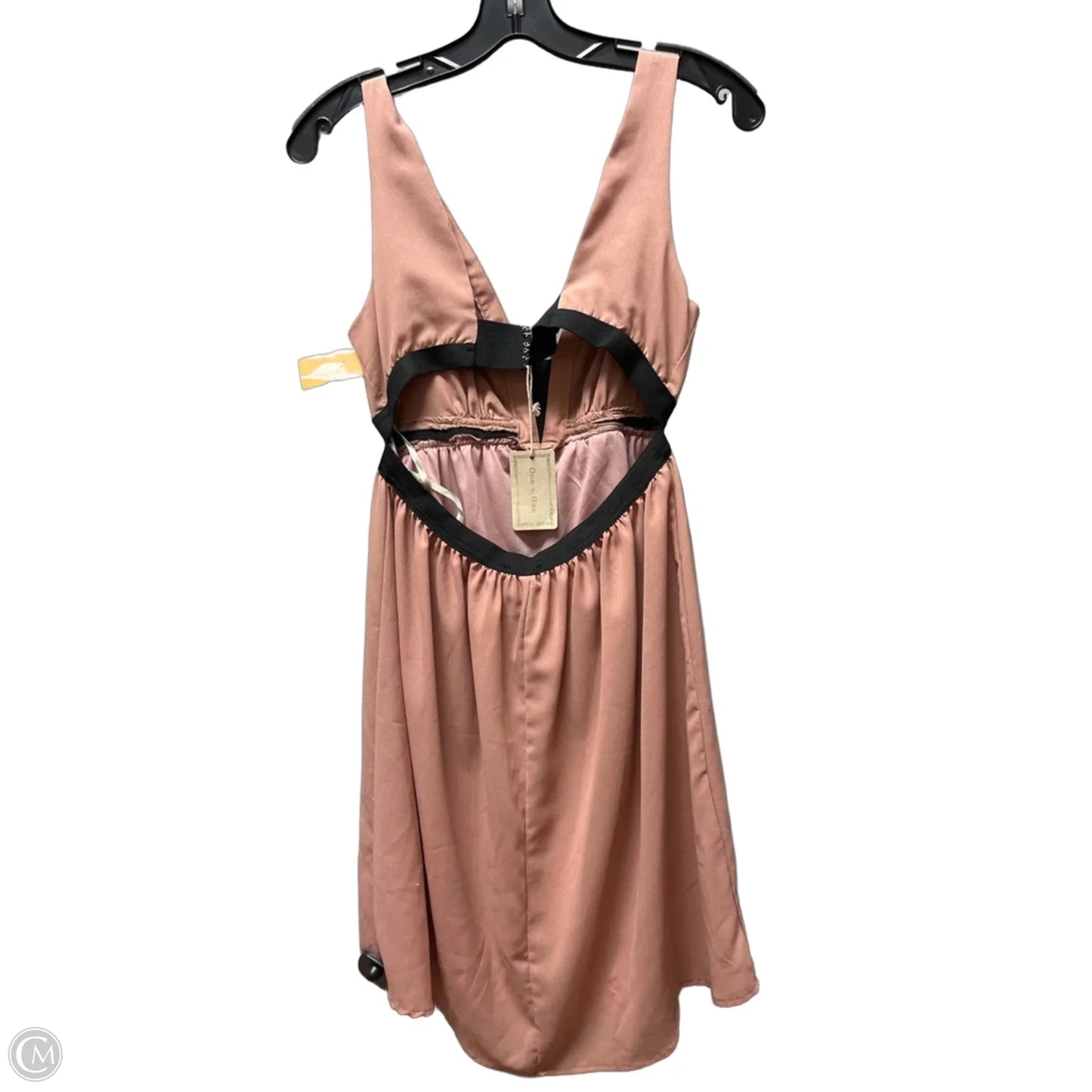 Dress Casual Short By Doe & Rae In Black & Pink, Size: S