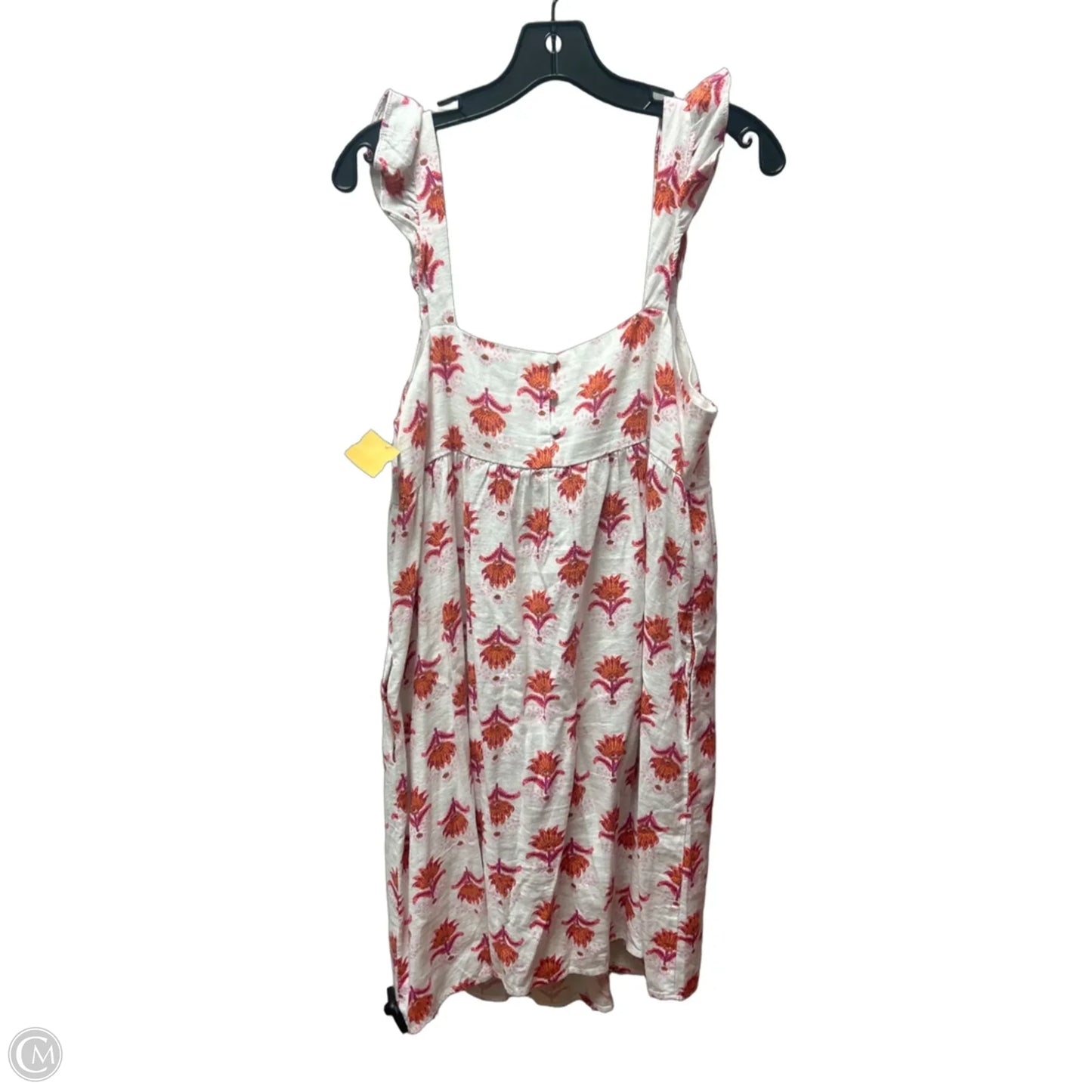 Dress Casual Short By J. Crew In Orange & White, Size: L