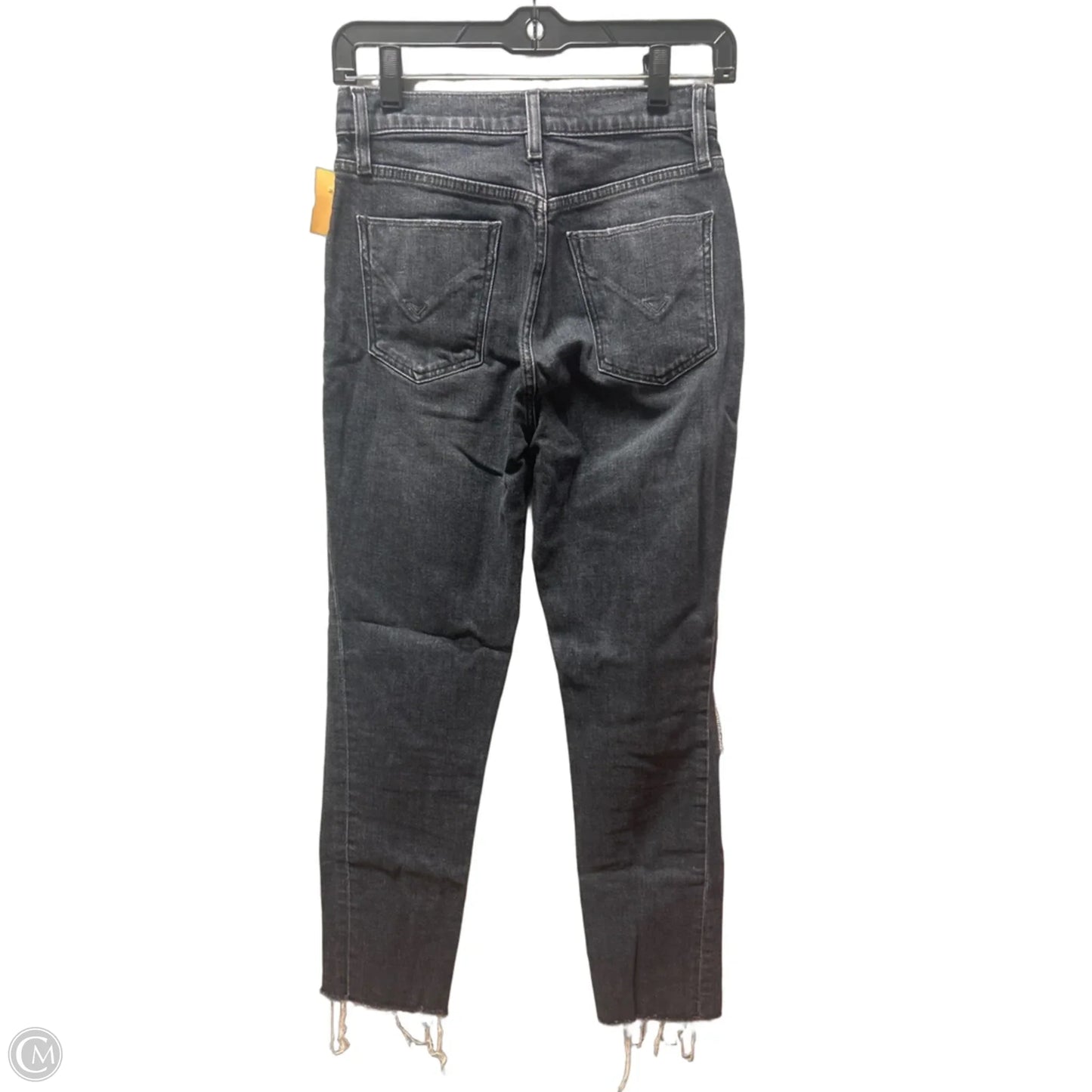 Jeans Skinny By Hudson In Black Denim, Size: 4
