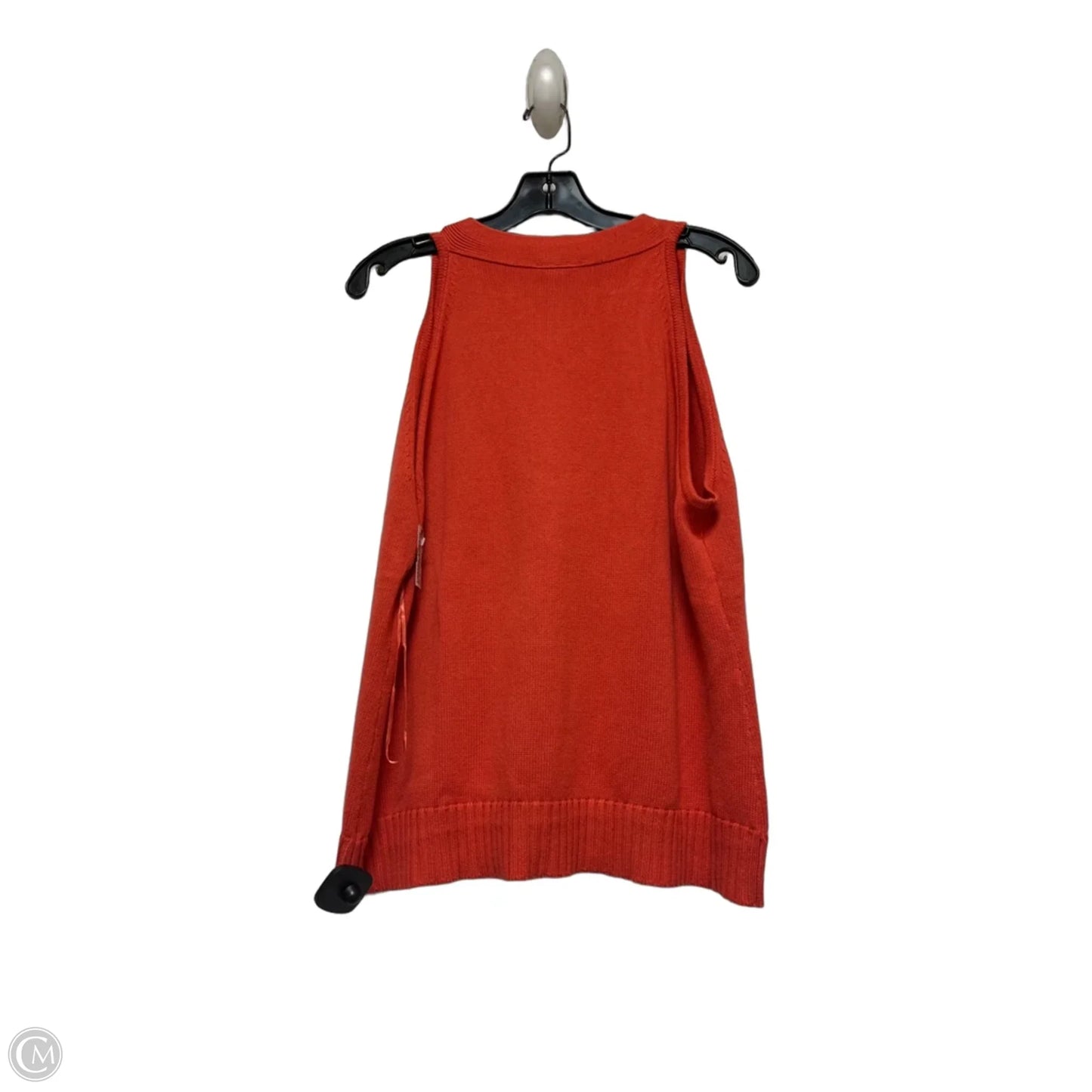 Top Sleeveless By Ann Taylor In Orange, Size: Xl