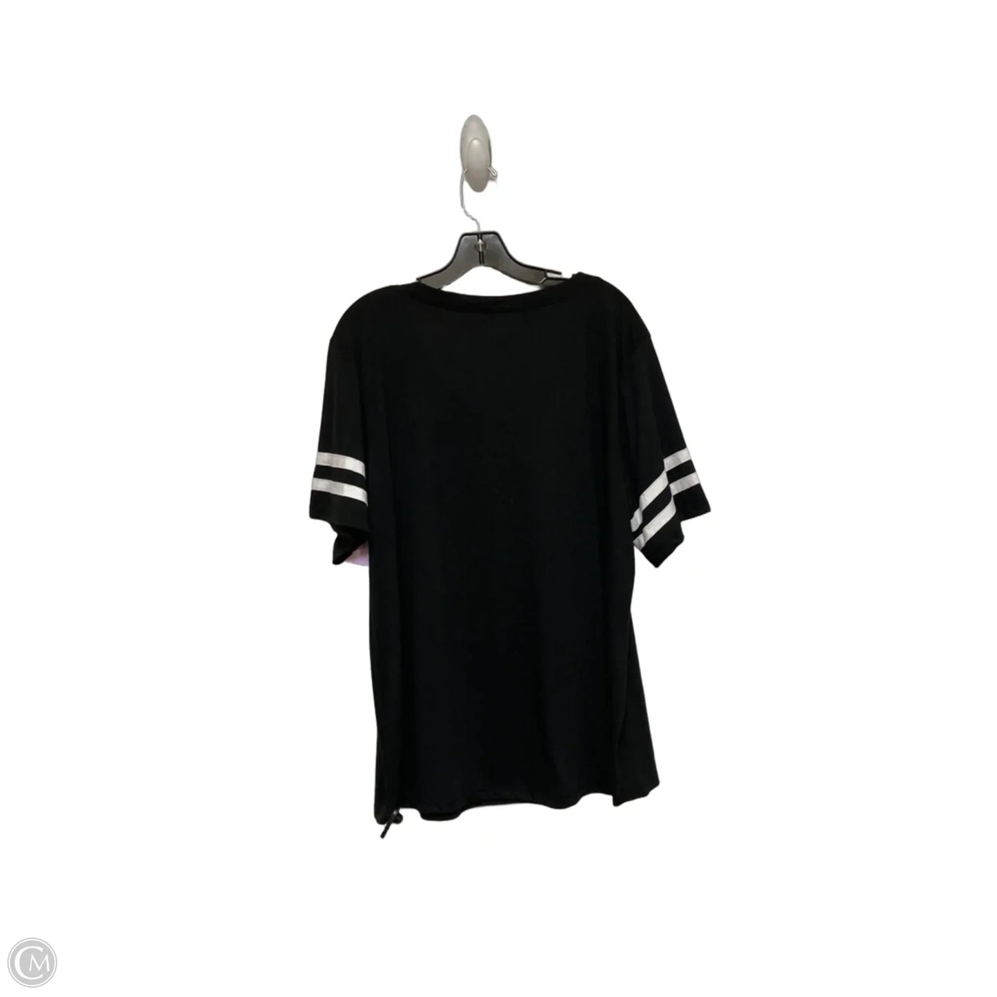 Top Short Sleeve Basic By Disney In Black & Red, Size: 2x