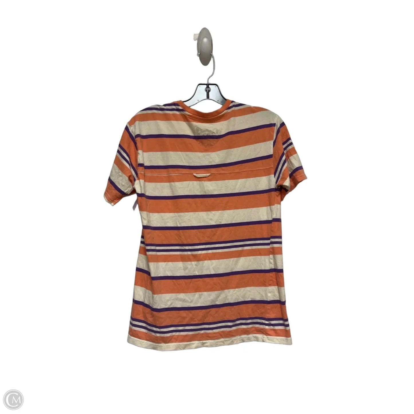 Top Short Sleeve Basic By Disney In Striped Pattern, Size: S