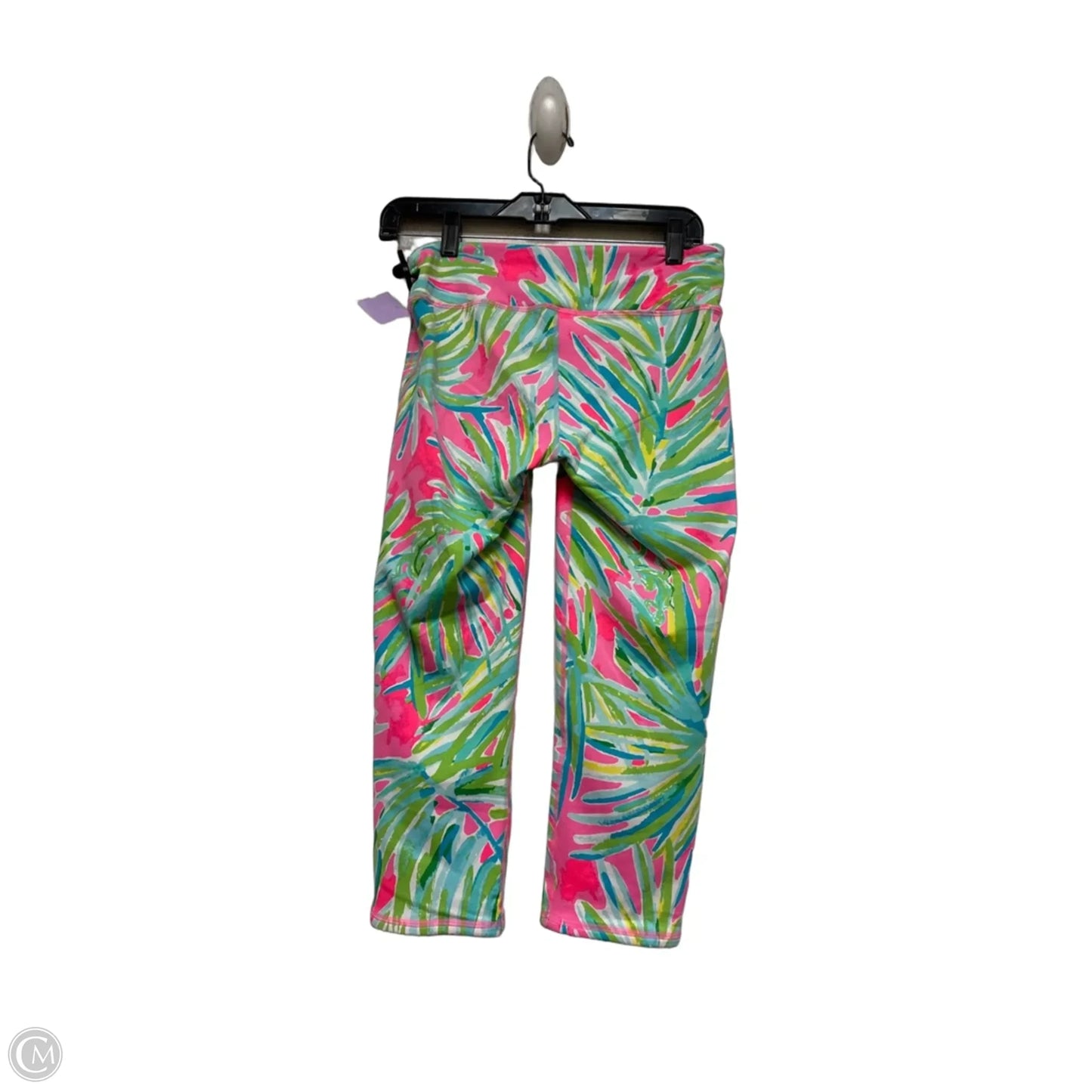 Pants Designer By Lilly Pulitzer In Green & Pink, Size: M