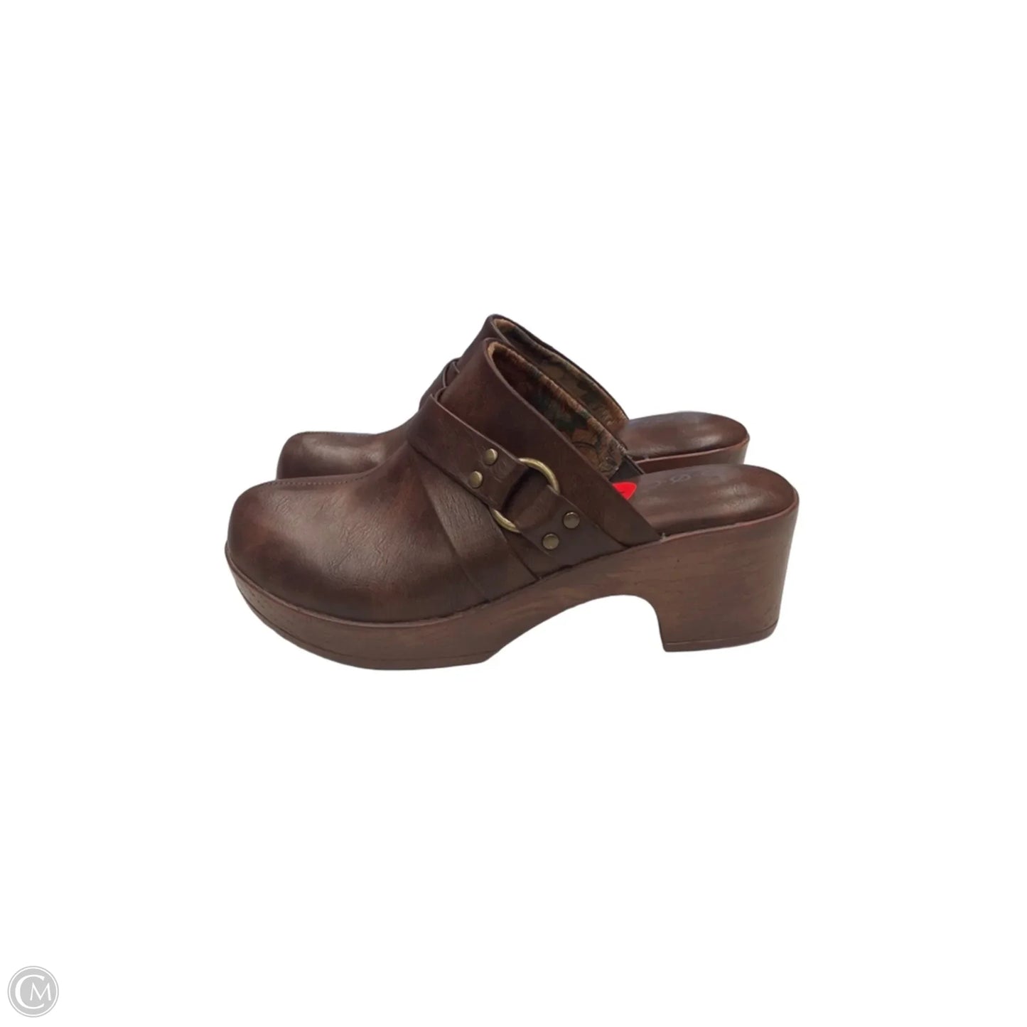 Shoes Heels Block By Boc In Brown, Size: 6