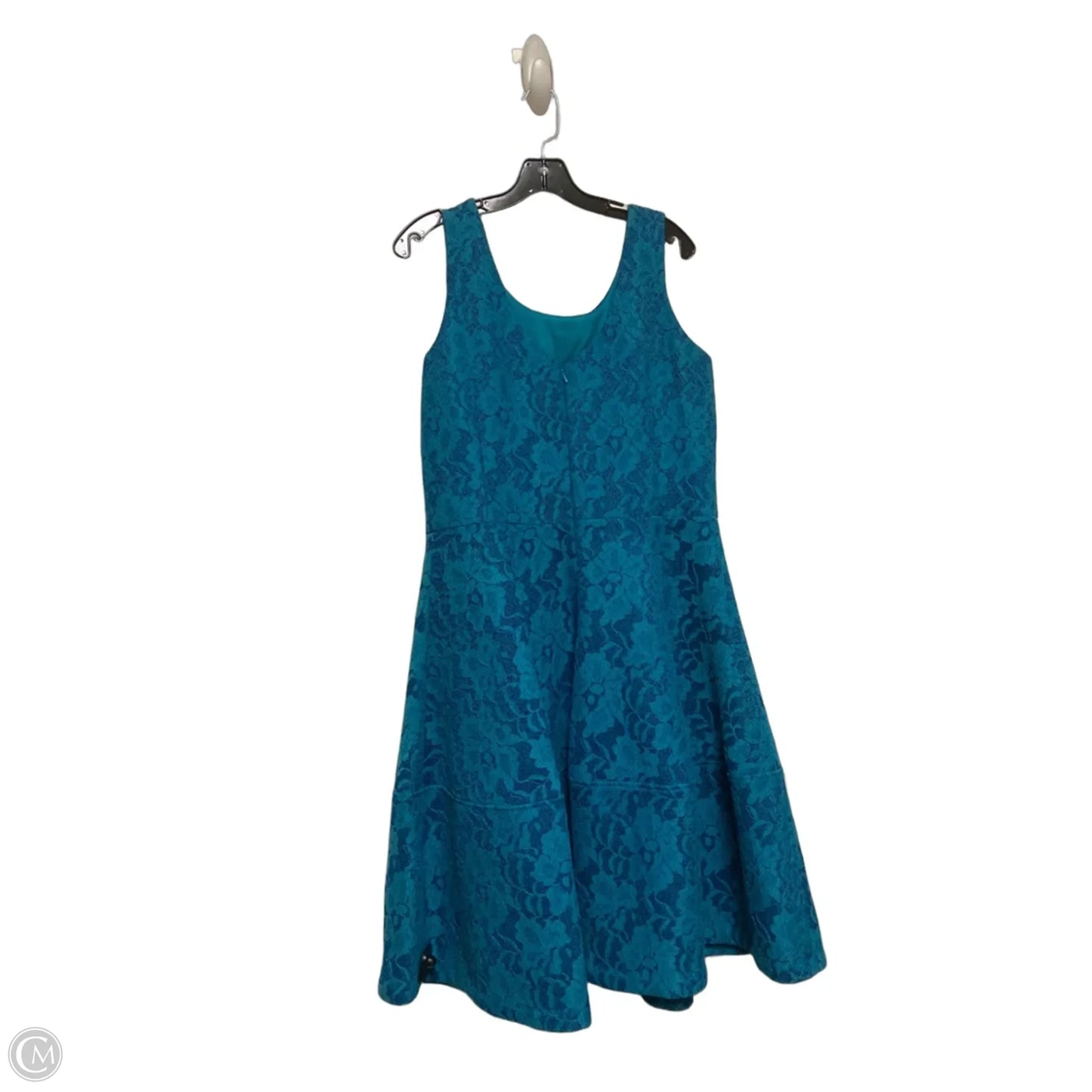 Dress Casual Midi By Calvin Klein In Blue, Size: Xl