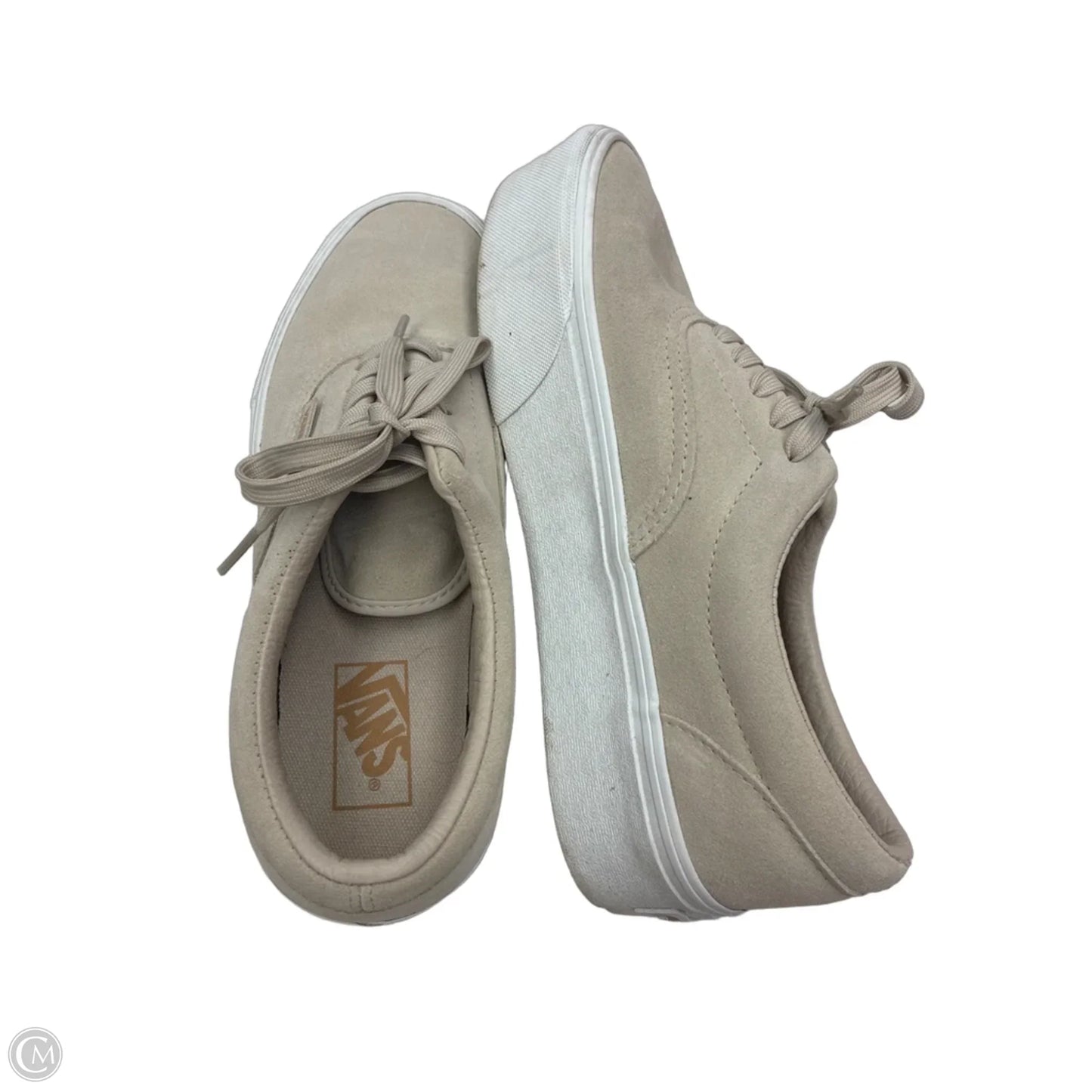Shoes Sneakers By Vans In Tan, Size: 9