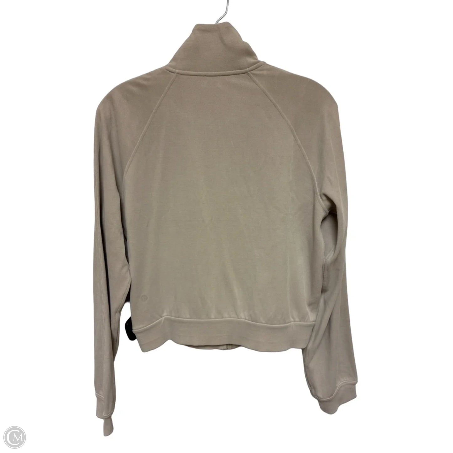Athletic Jacket By Lululemon In Beige, Size: S