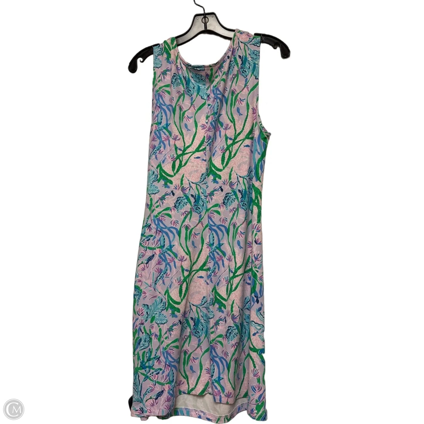 Dress Designer By Lilly Pulitzer In Blue & Purple, Size: L