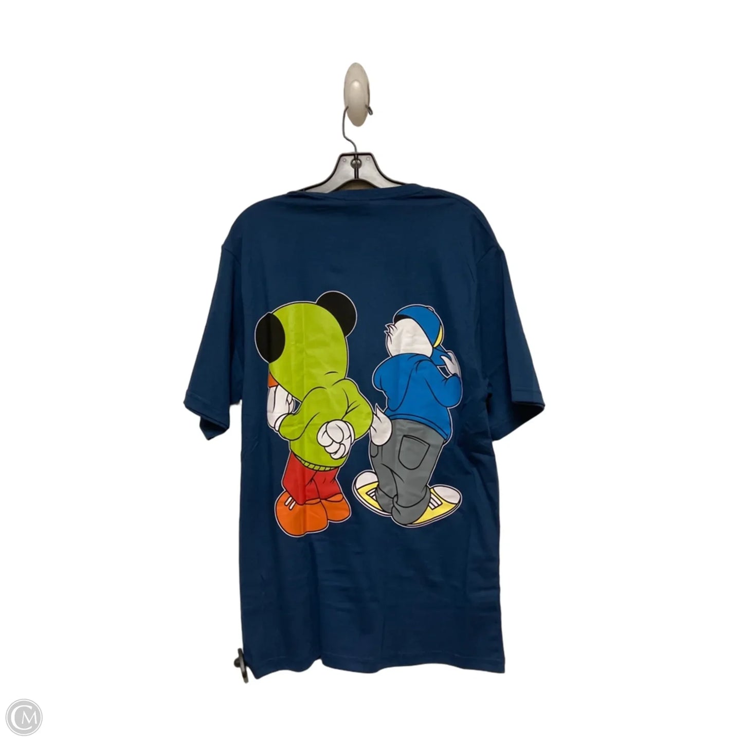 Top Short Sleeve Basic By Disney In Blue, Size: S