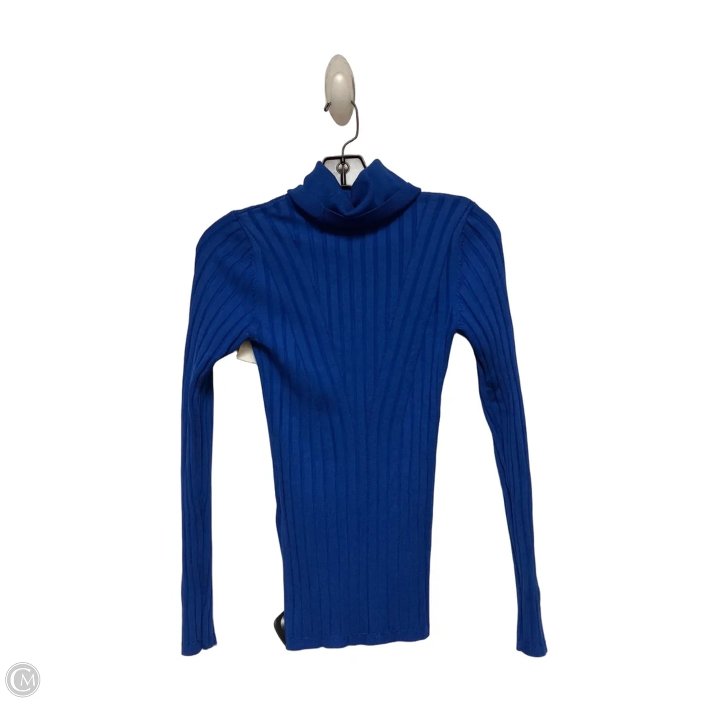 Top Long Sleeve By White House Black Market In Blue, Size: Xs