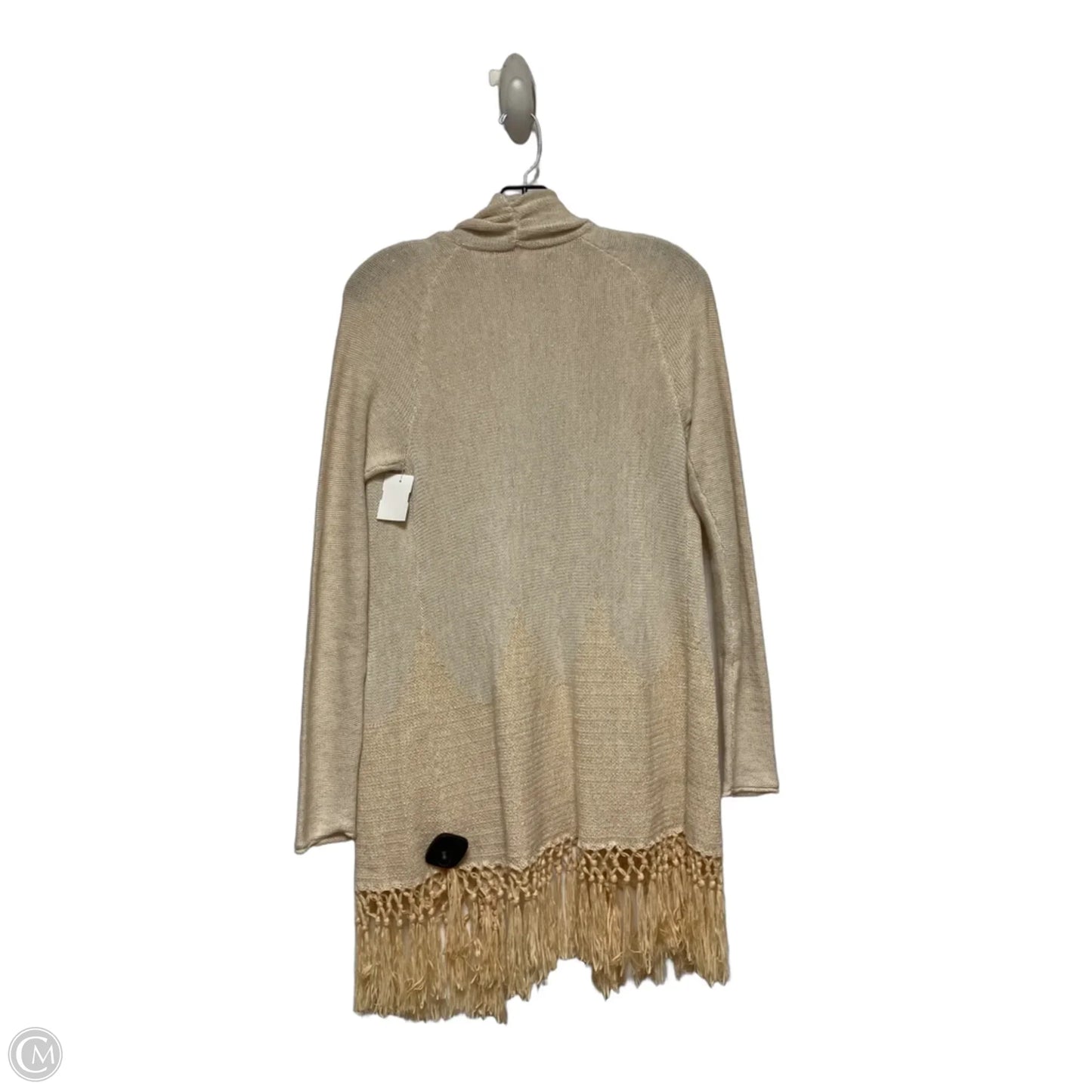 Sweater Cardigan Designer By Lilly Pulitzer In Tan, Size: S