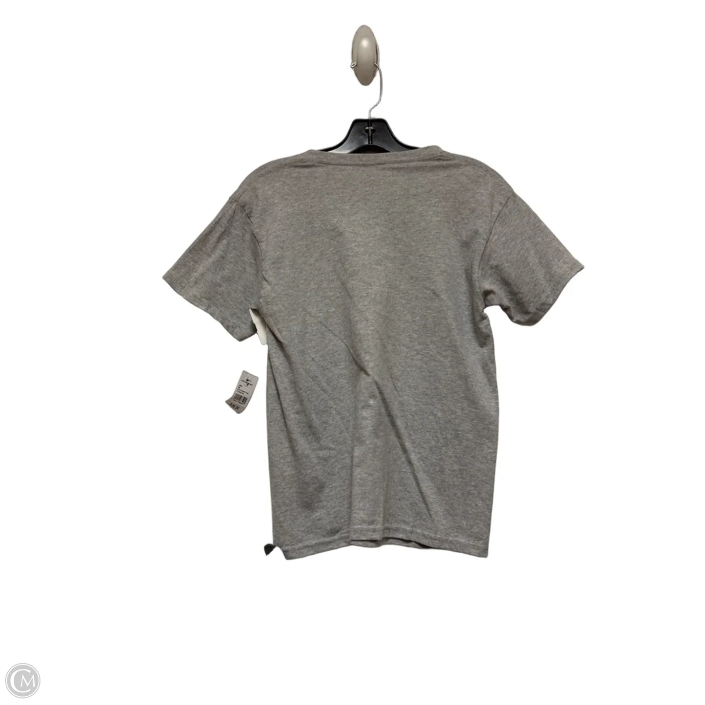 Top Short Sleeve Basic By Clothes Mentor In Green & Grey, Size: M