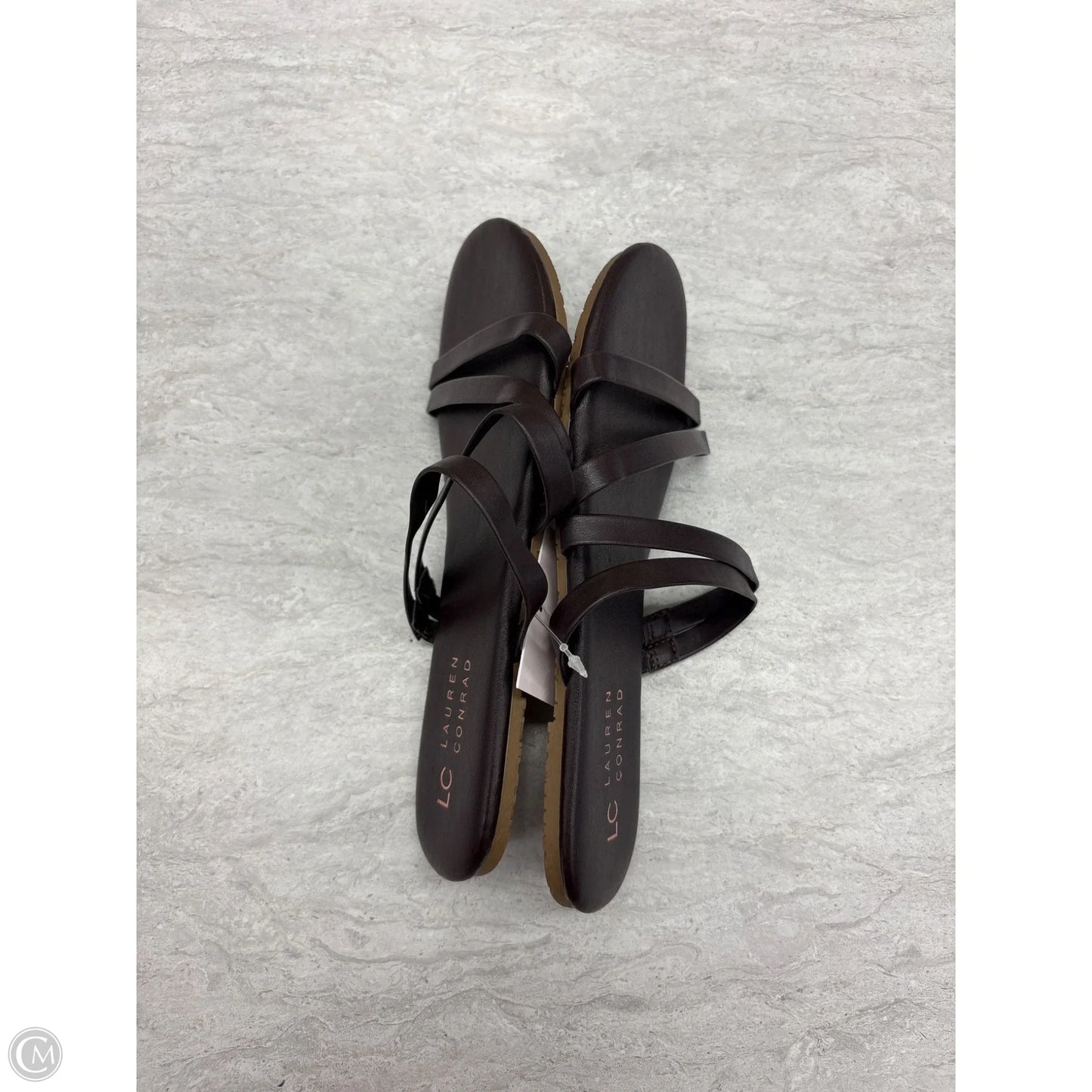 Sandals Flats By Lc Lauren Conrad In Brown, Size: 6