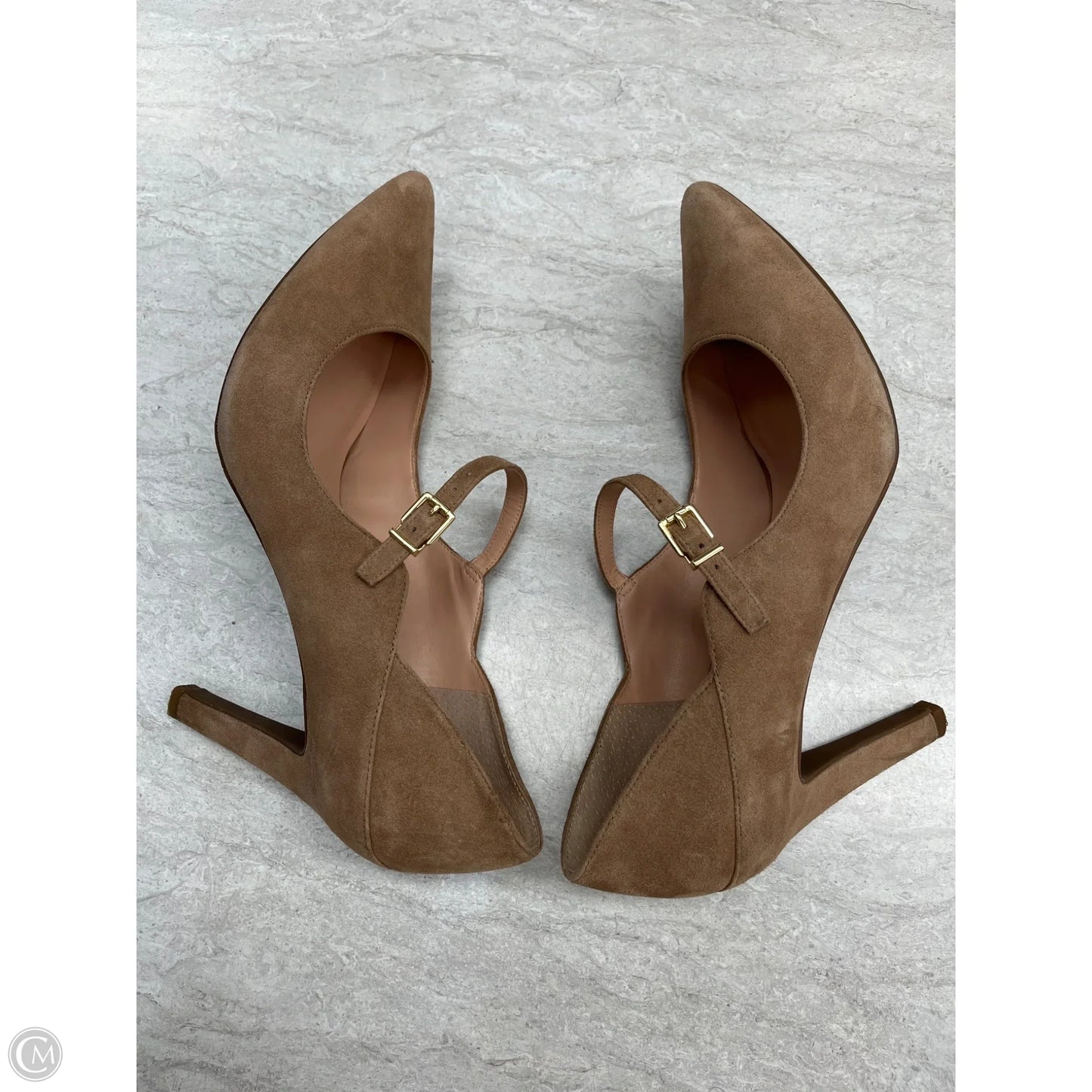 Shoes Heels Stiletto By Franco Sarto In Tan, Size: 10