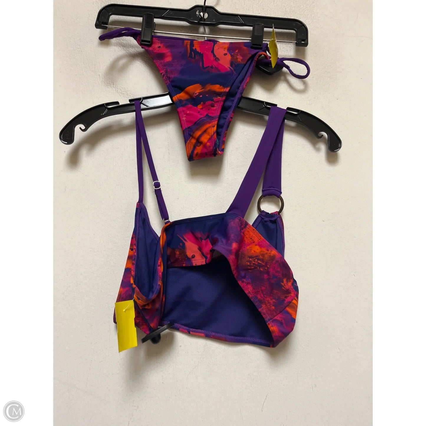 Swimsuit 2pc By Clothes Mentor In Orange & Purple, Size: Xl