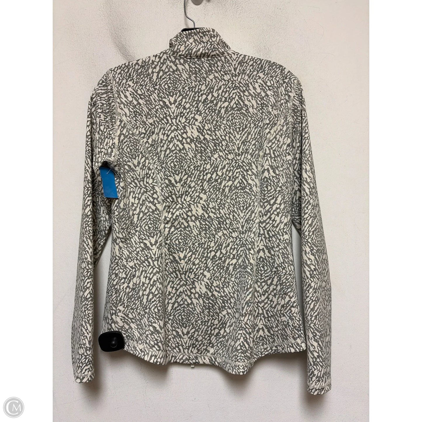 Athletic Jacket By J Mclaughlin In Cream & Grey, Size: S