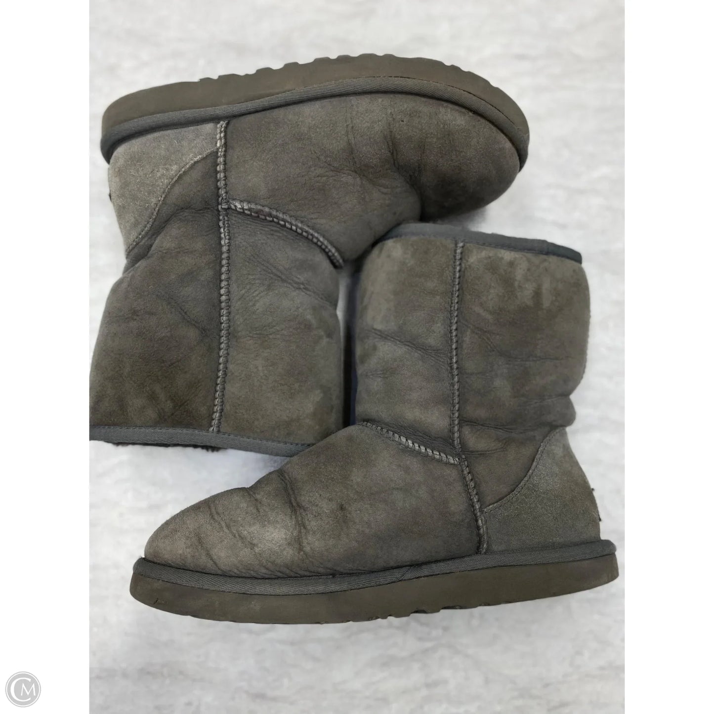 Boots Designer By Ugg In Grey, Size: 7