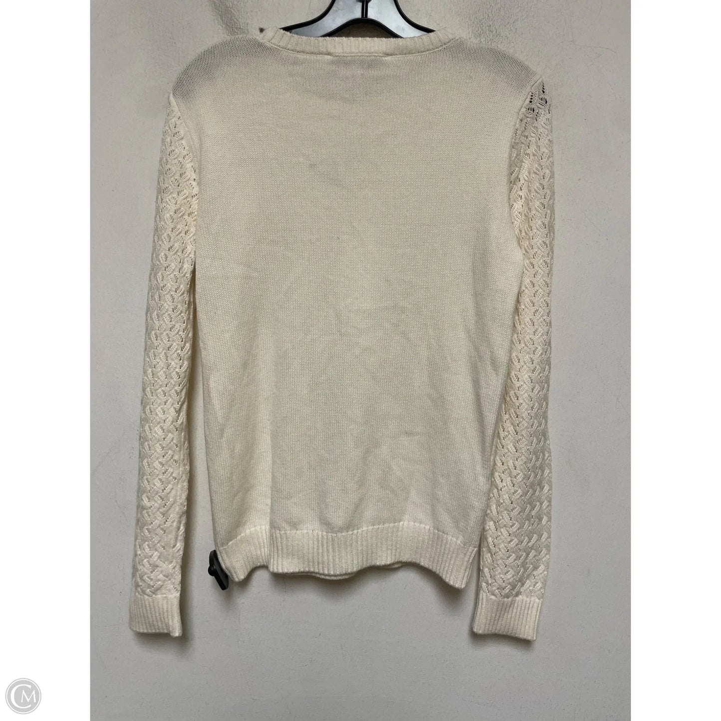 Sweater By Loft In Cream, Size: Xs
