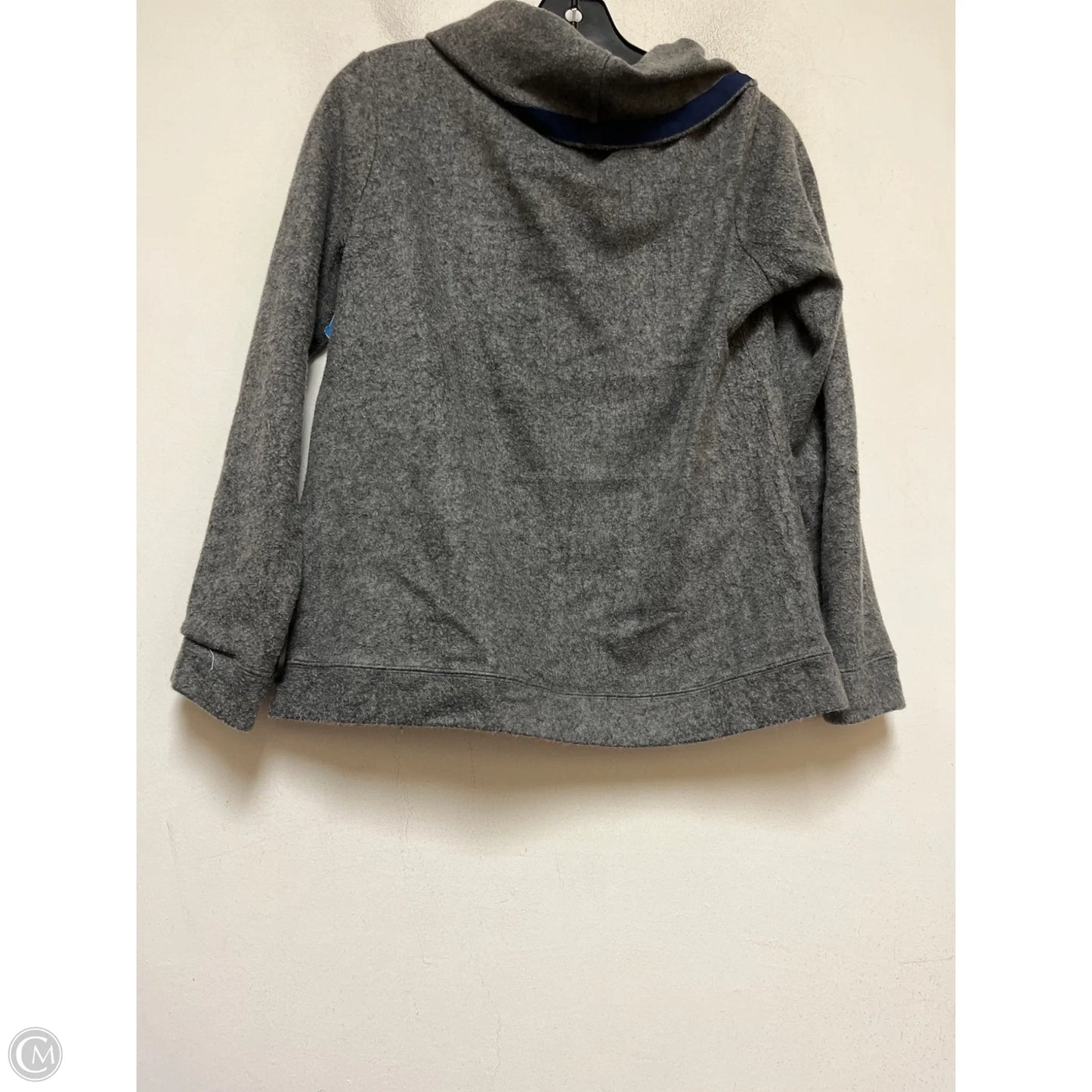 Sweatshirt Collar By Vineyard Vines In Grey, Size: S