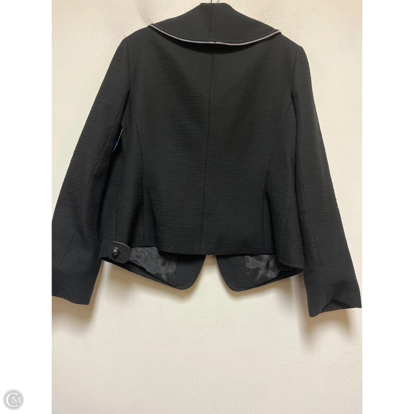 Jacket Designer By Lafayette 148 In Black, Size: L