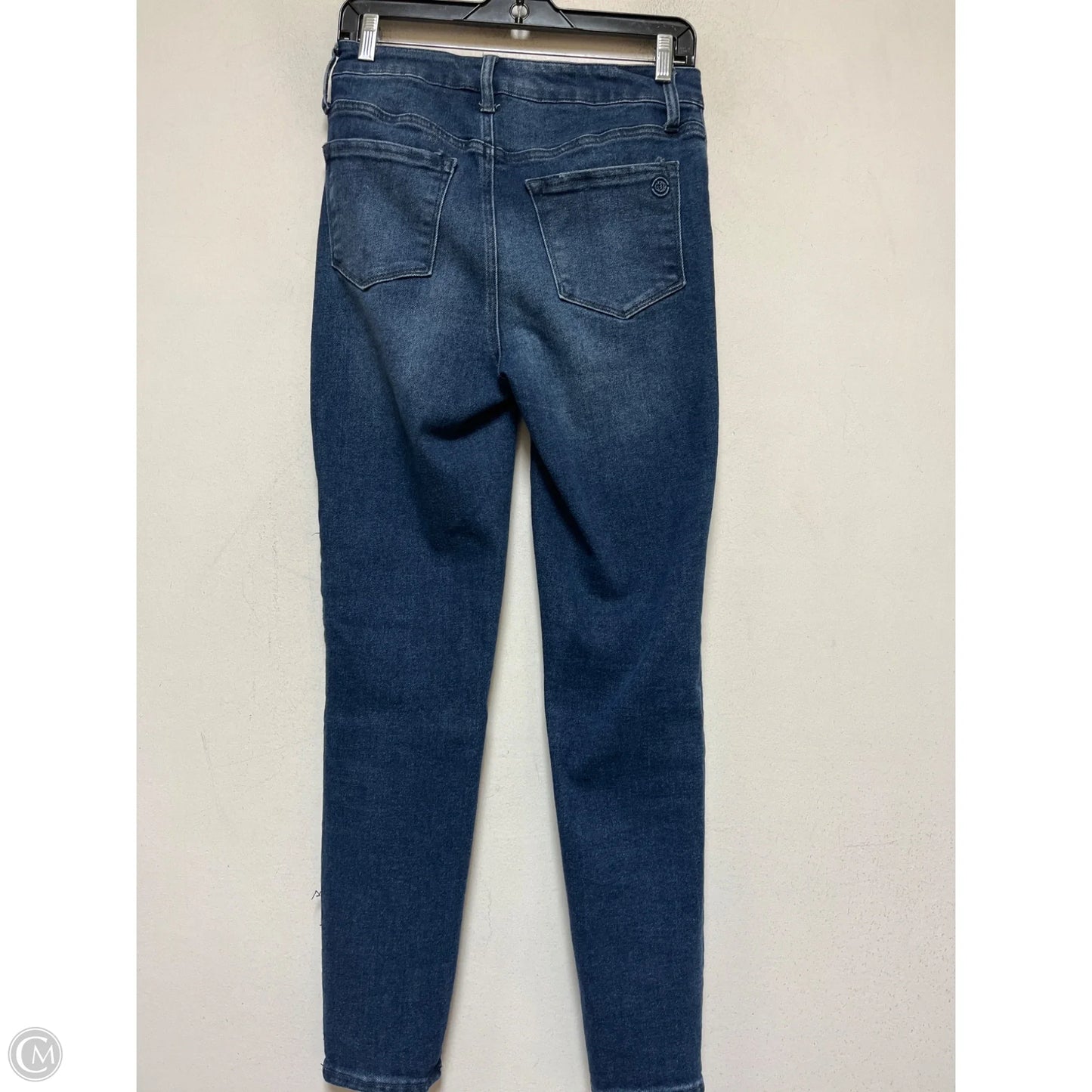 Jeans Skinny By Max Studio In Blue Denim, Size: 6