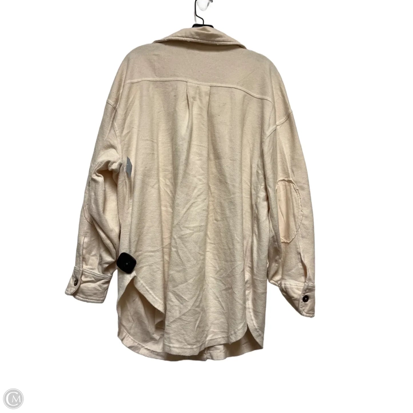 Jacket Shirt By Free People In Cream, Size: S