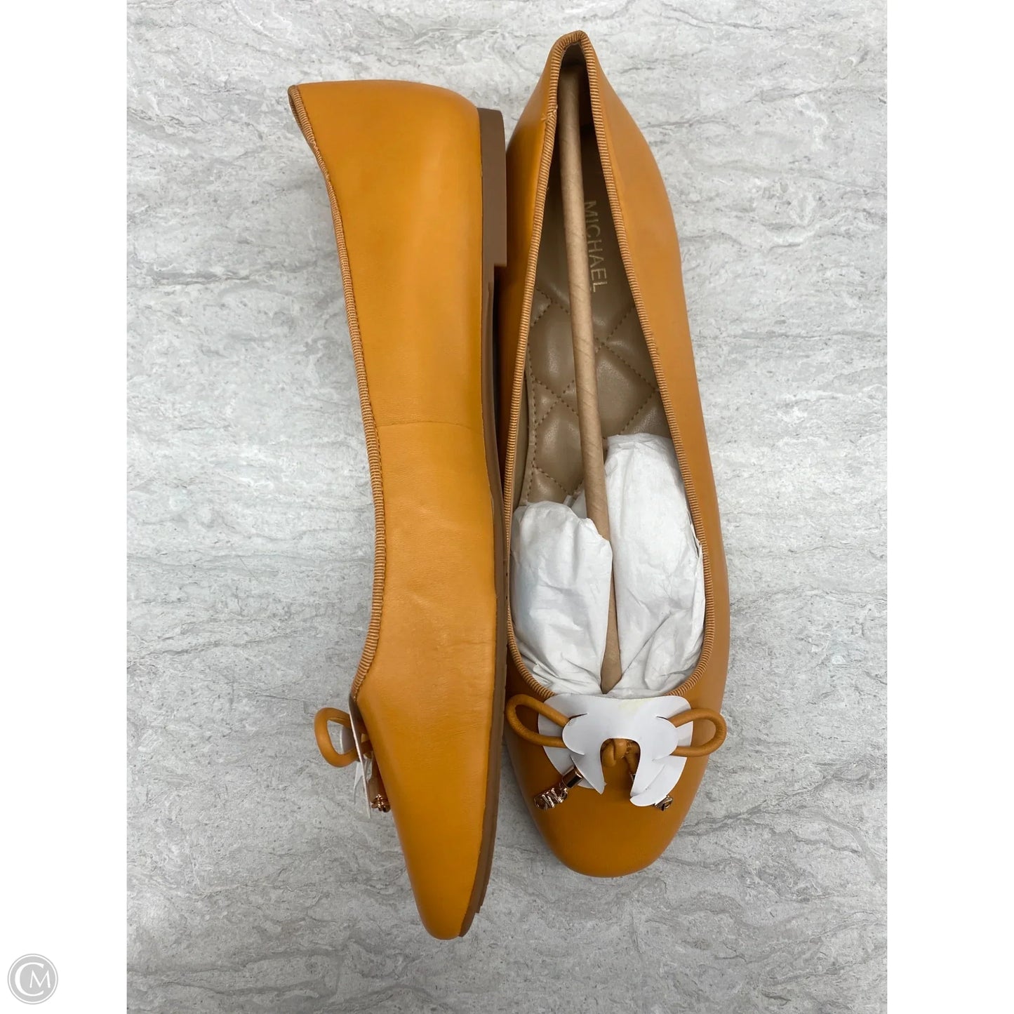 Shoes Flats By Michael By Michael Kors In Yellow, Size: 9