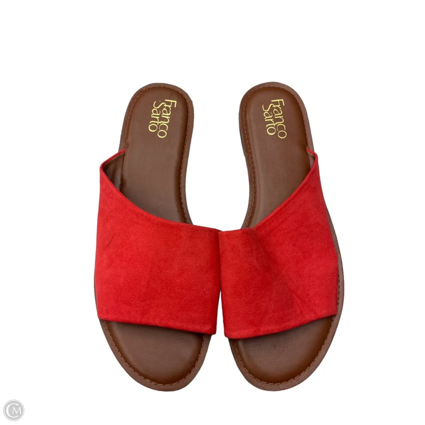 Sandals Flats By Franco Sarto In Red, Size: 9.5