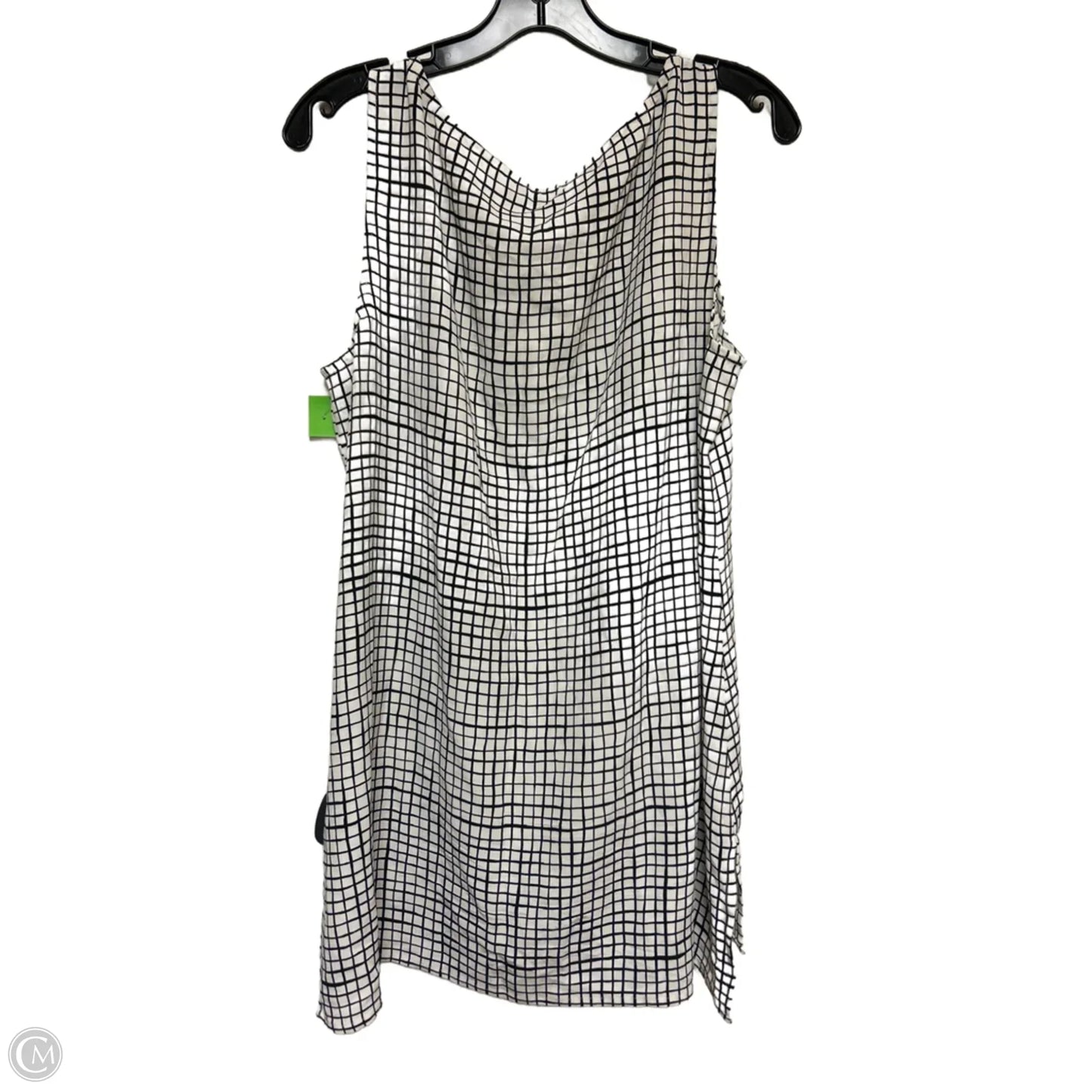 Top Sleeveless By Eileen Fisher In Black & White, Size: M