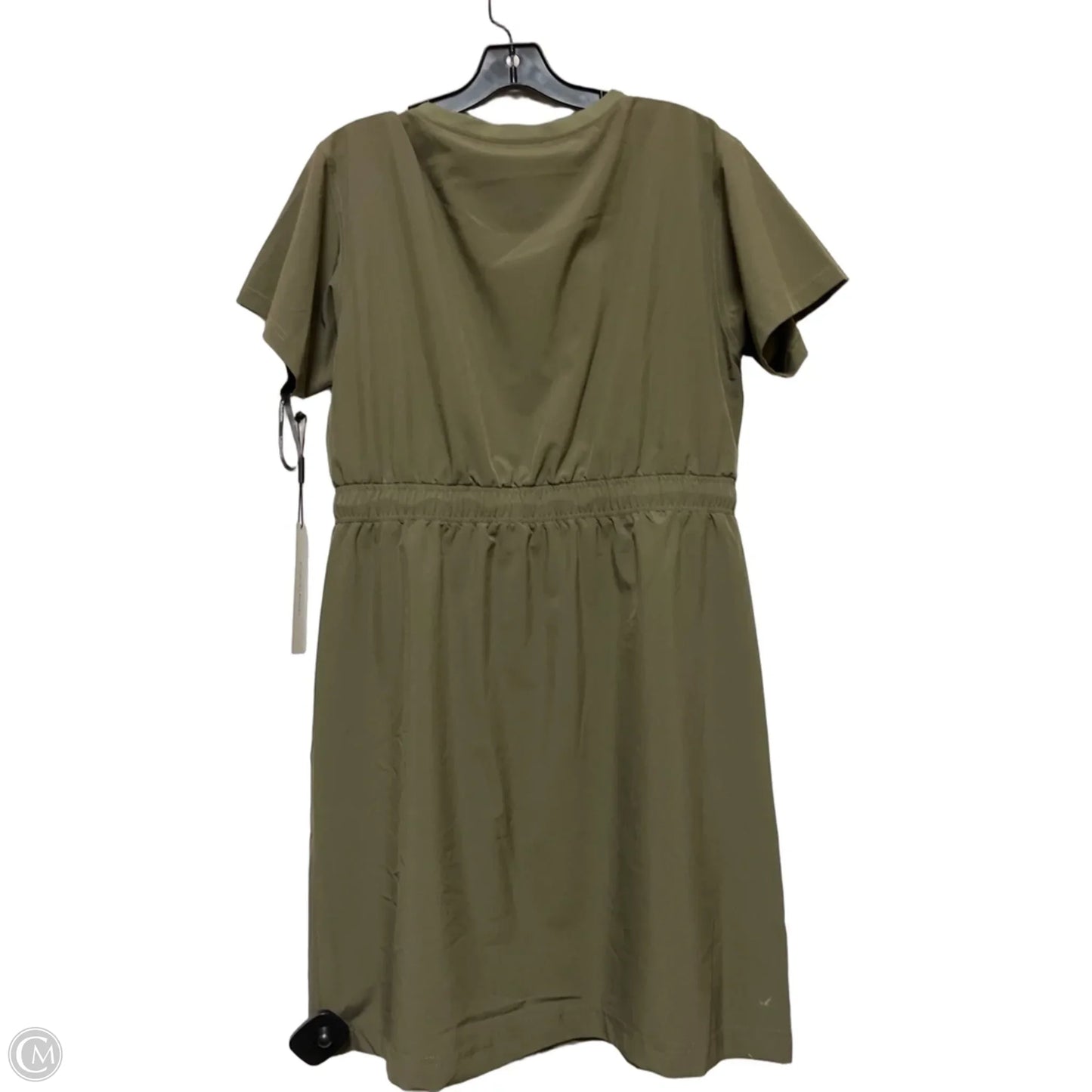 Athletic Dress By Calvin Klein In Green, Size: M
